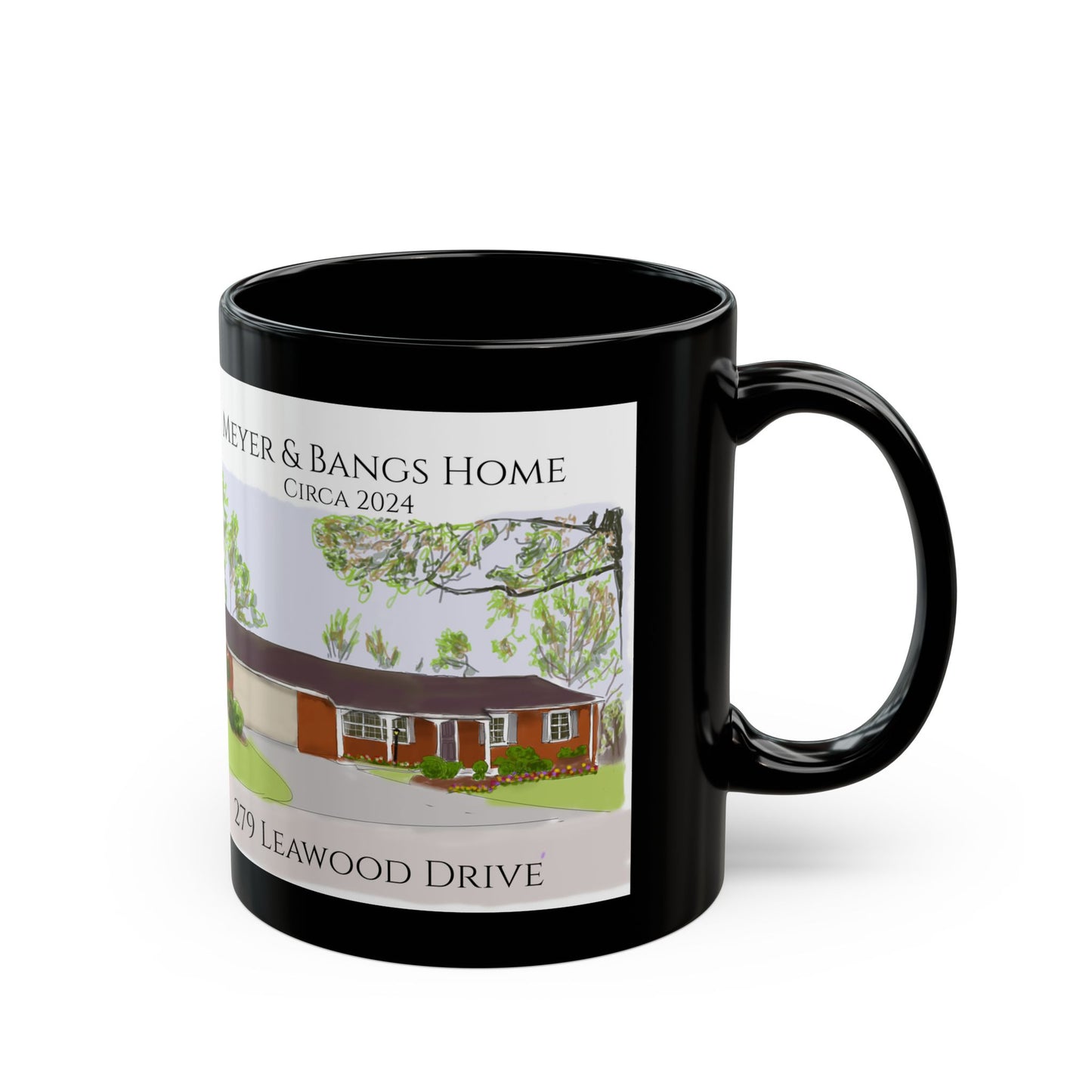 Meyer Bangs Home Black Mug (11oz, 15oz)