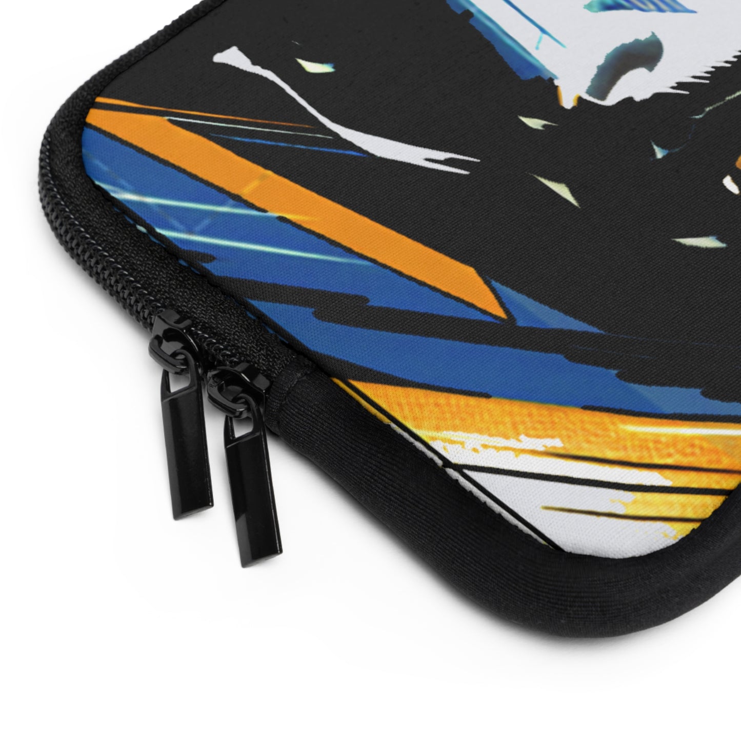Bold Laptop Sleeve, Personalized Computer Case, Art Print Sleeve, Protective Tech Accessory, Gift for Students, Office Use