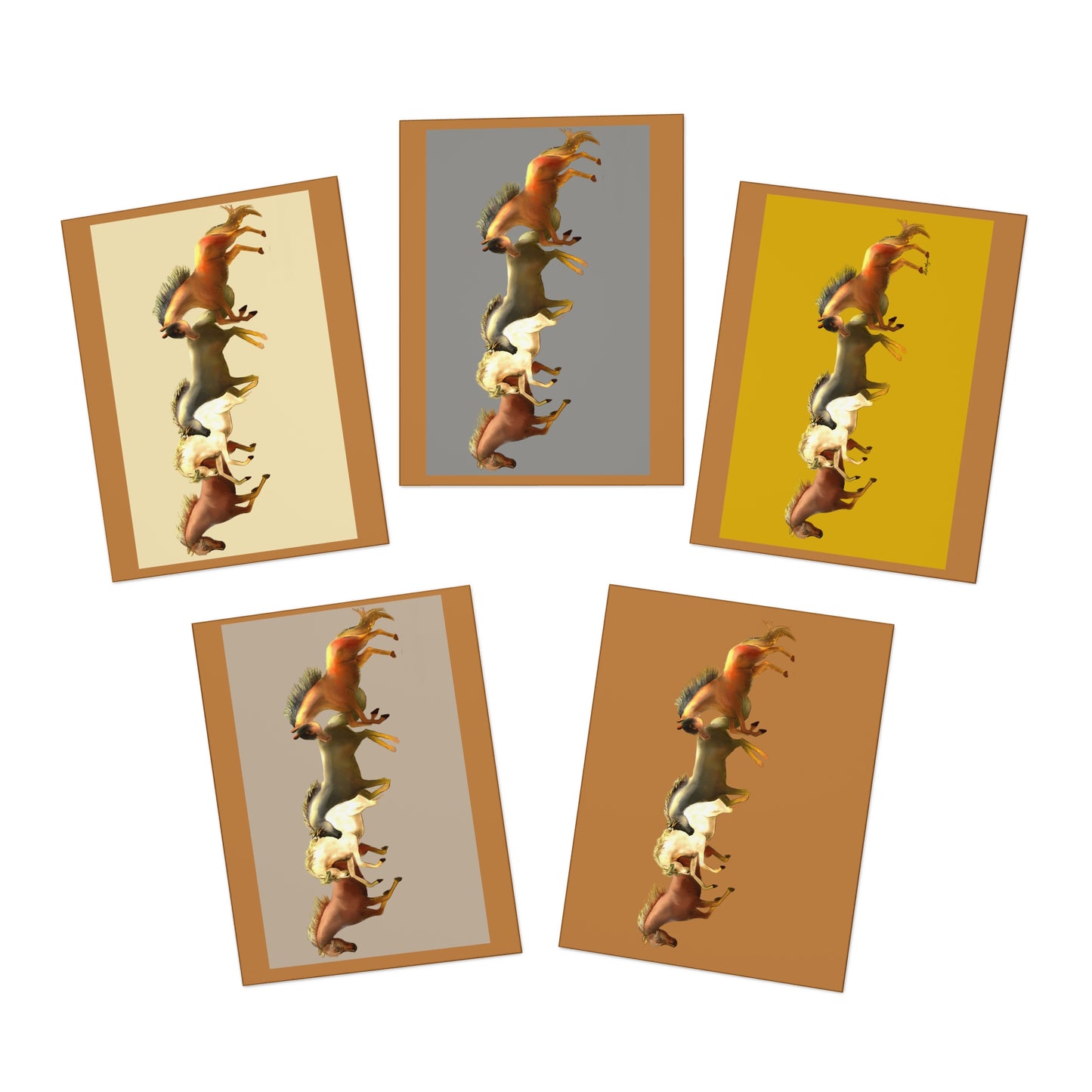 Dawn Treaders - Natural - Multi-Color Note Cards (5-Pack)