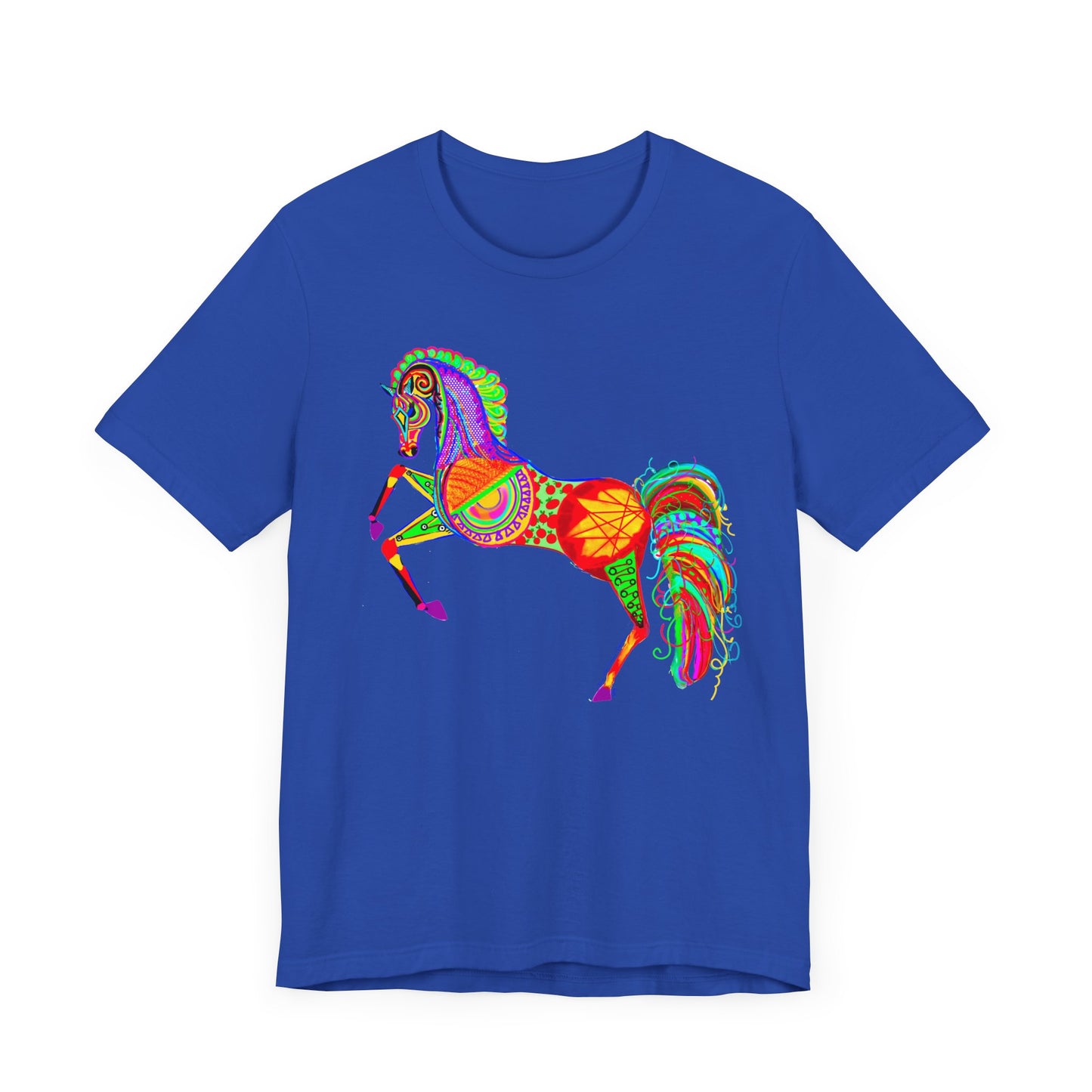 Colorful Horses of the Promise Unisex Tee - Vibrant Equine Artwork for Horse Lovers