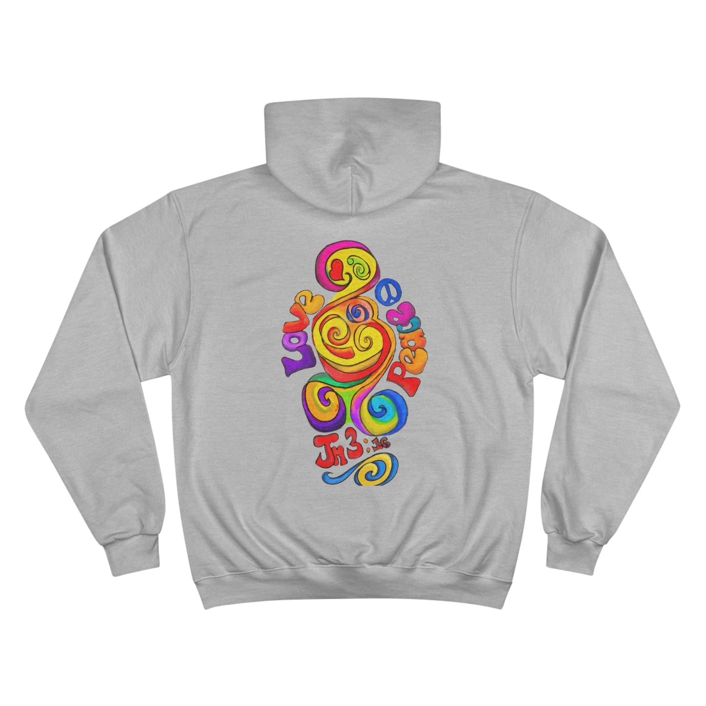 Groovy Love & Peace Champion Hoodie