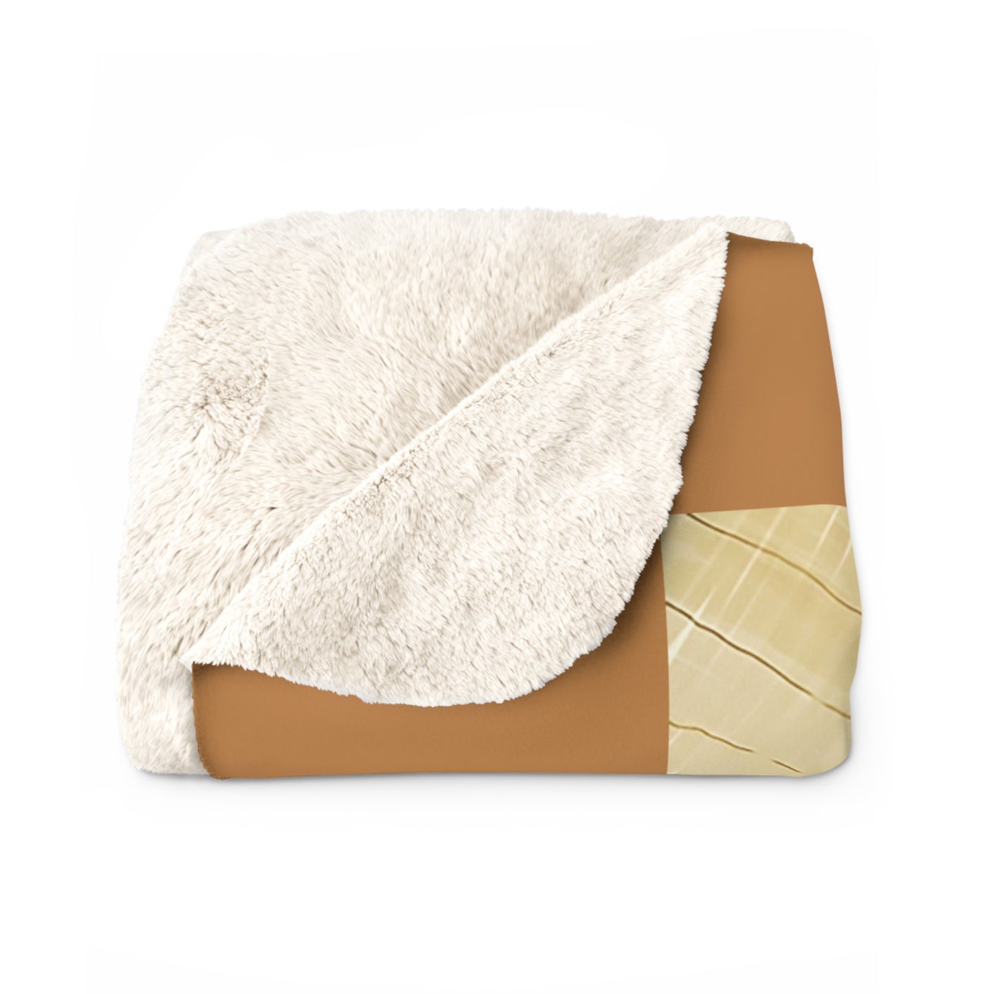 Mare & Foal - light brown - Sherpa Fleece Blanket