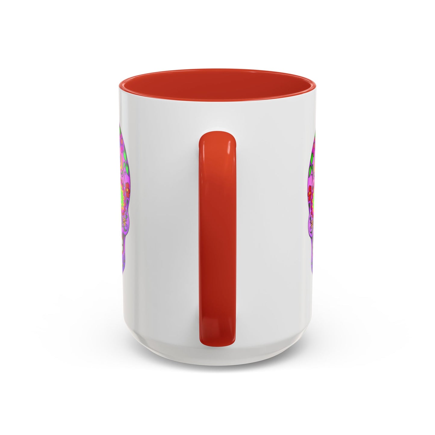 Colorful Sugar Skull Coffee Mug - 11 & 15 oz - Perfect for Day of the Dead Celebrations!