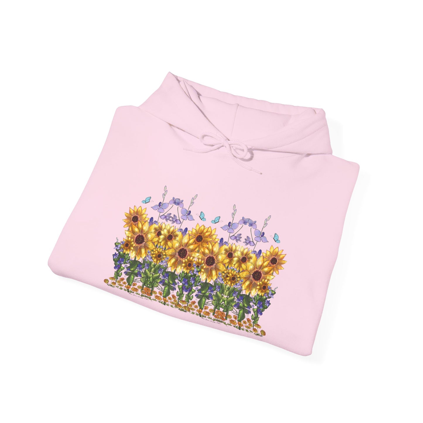 Floral Sunflower Hoodie - Spring Style, Cozy Sweatshirt, Unisex Gift, Nature Lover's Apparel, Perfect for Festivals, Warmth and Comfort