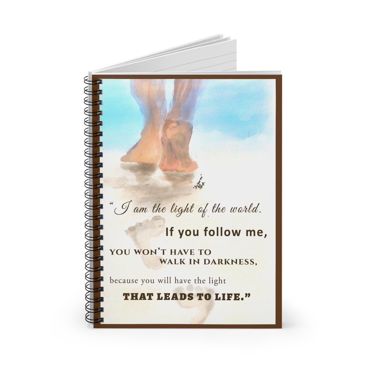 Spiral Notebook - Ruled Line Follow Me