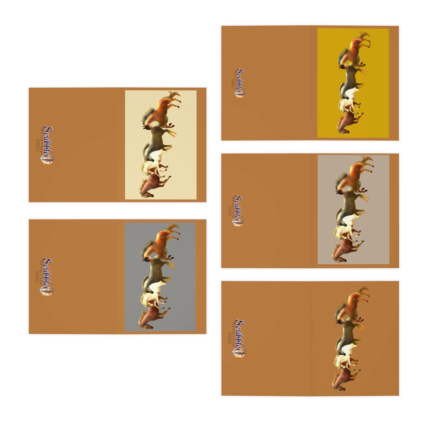 Dawn Treaders - Natural - Multi-Color Note Cards (5-Pack)