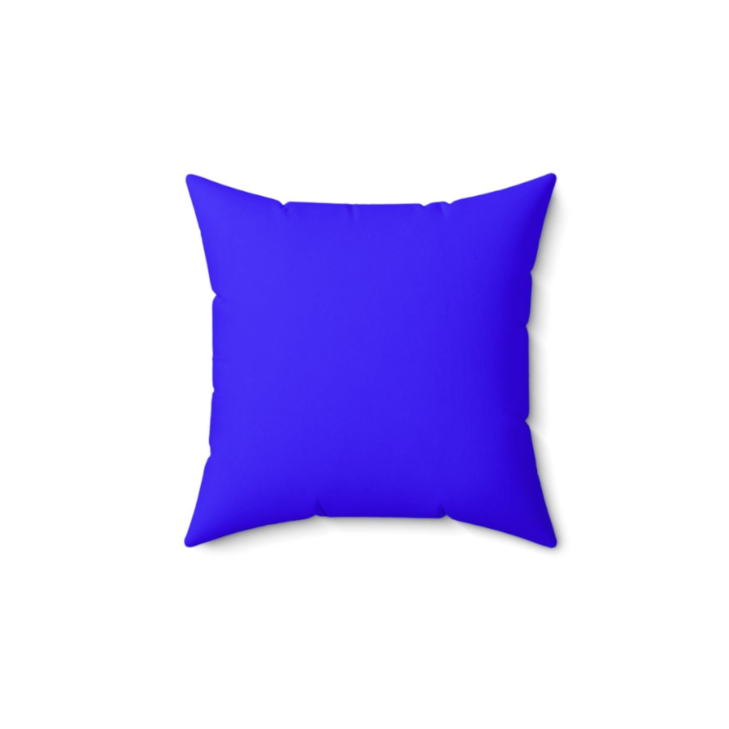 Horse of the Promise - Bright Blue Square Pillow