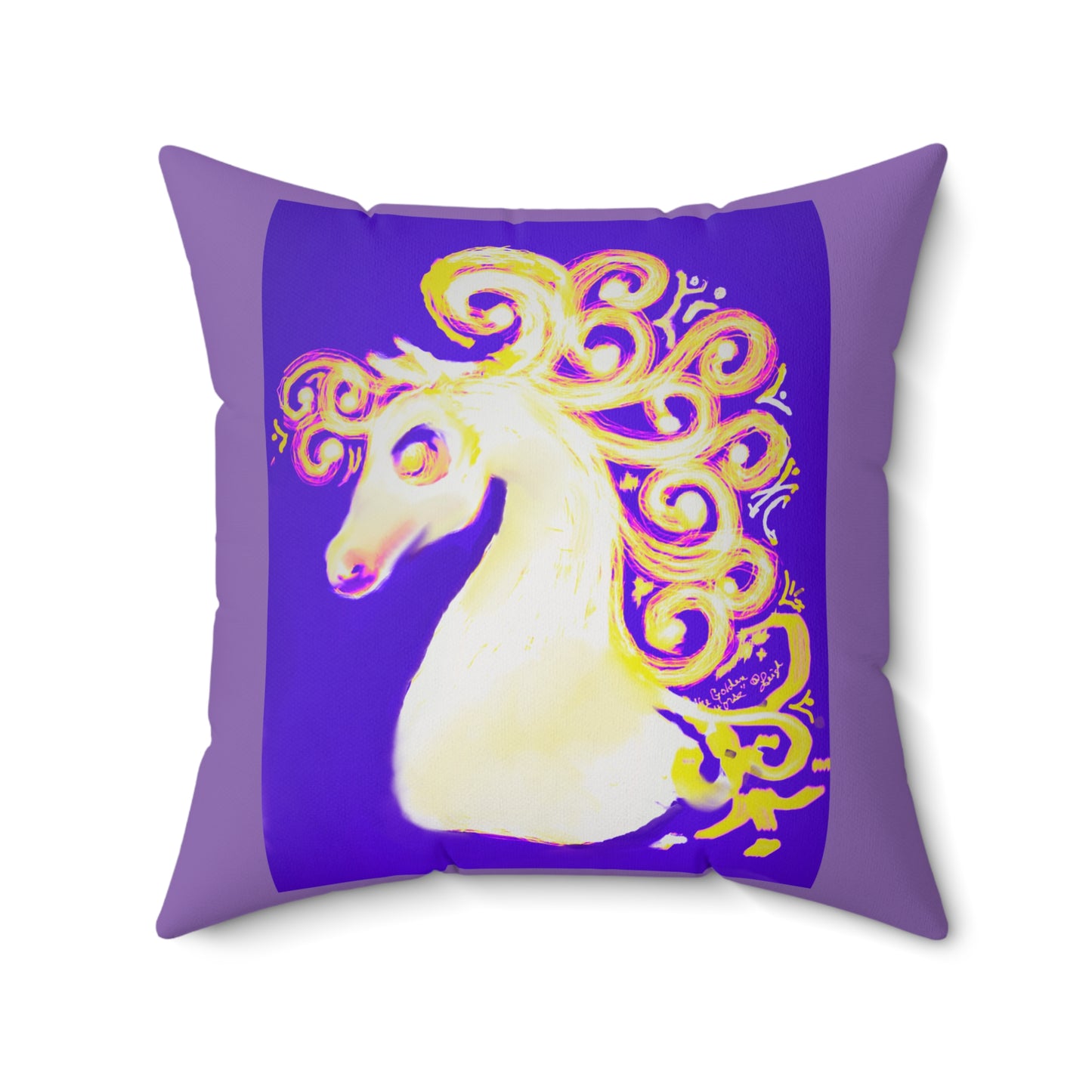 Spun Polyester Square Pillow
