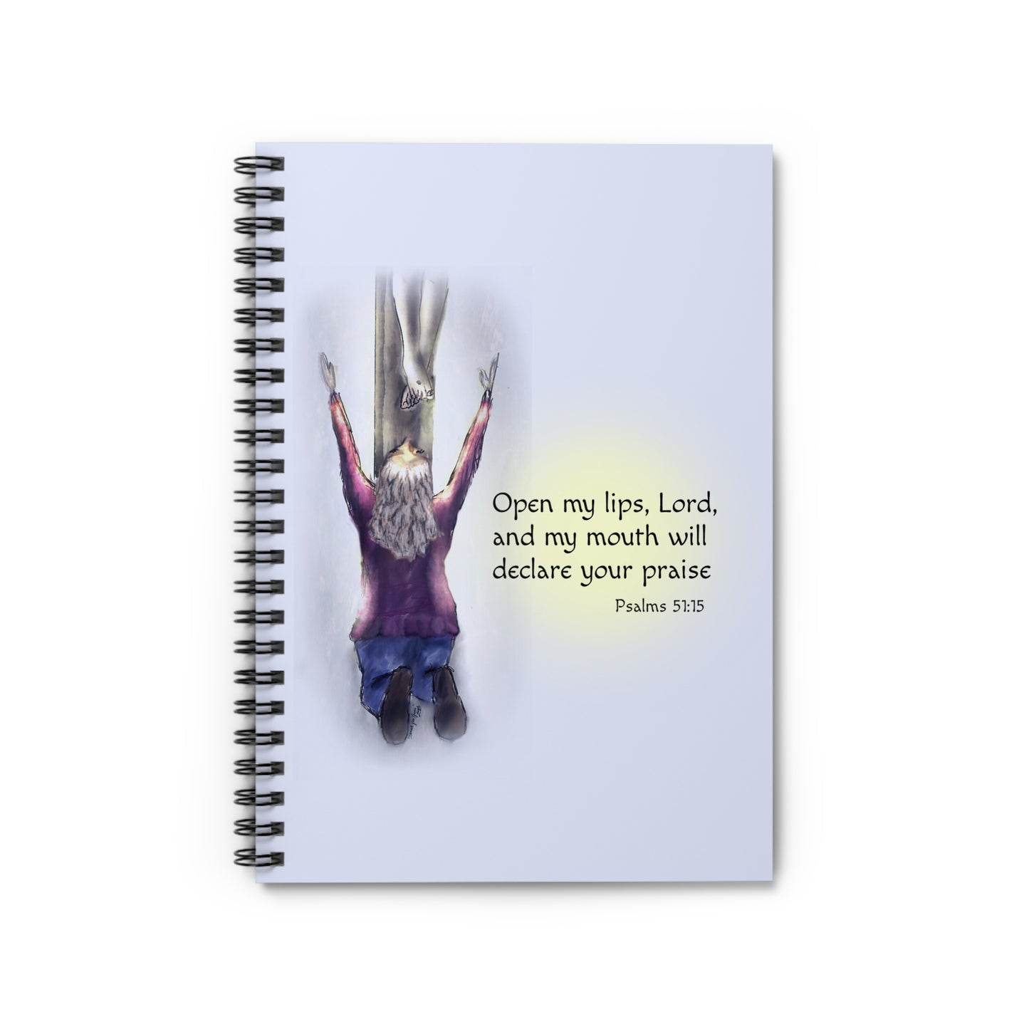 Only You, Jesus - Inspirational Spiral Notebook - Faith Journaling, Christian Gift, Prayer Journal, Religious Keepsake, Bible Study Diary