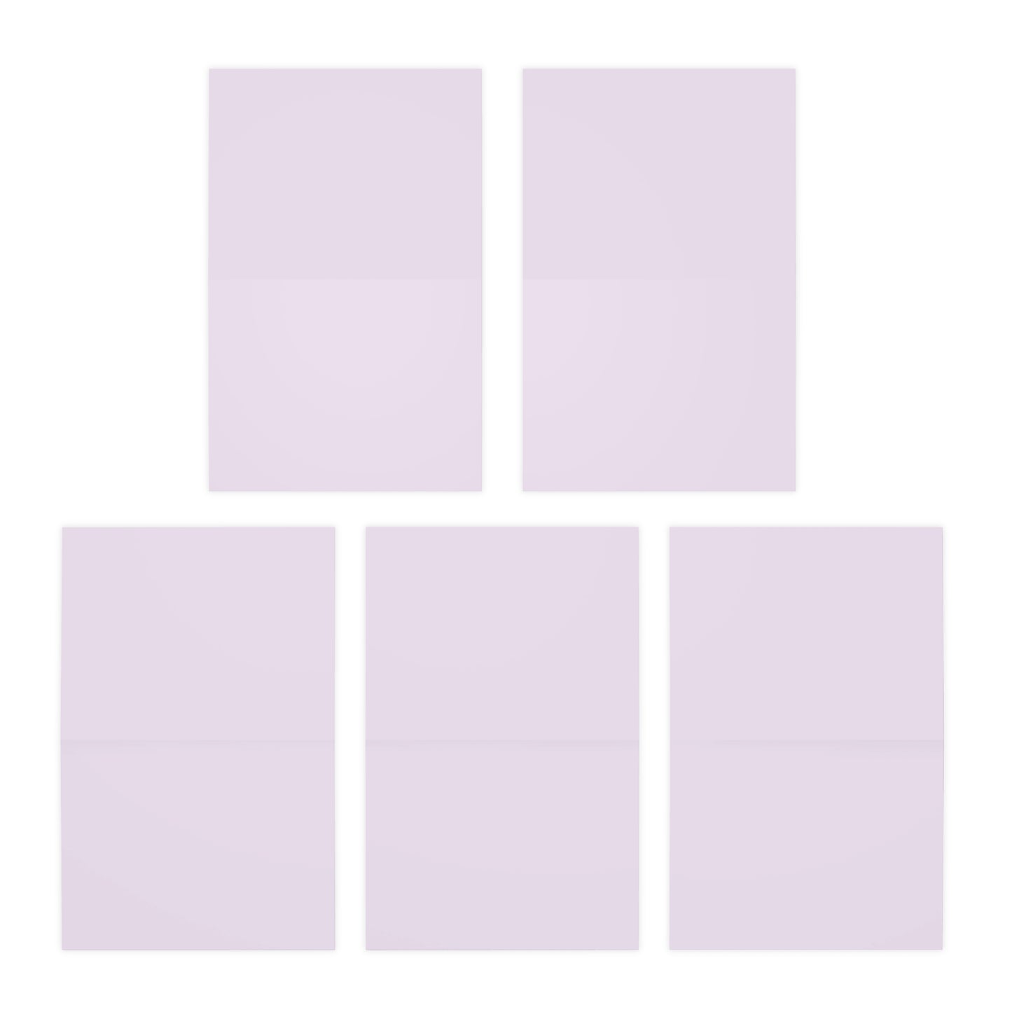 Color Dance Note Cards (5-Pack-Purple)