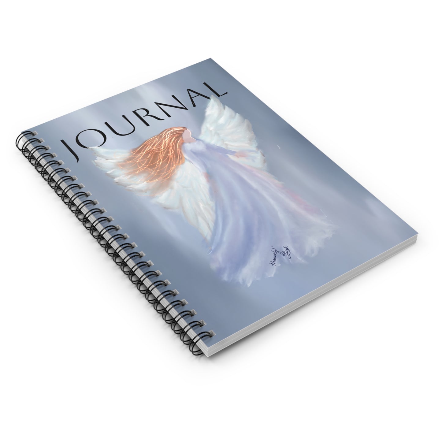 Heavenly Spiral Notebook - Inspirational Journal for Writing & Creativity