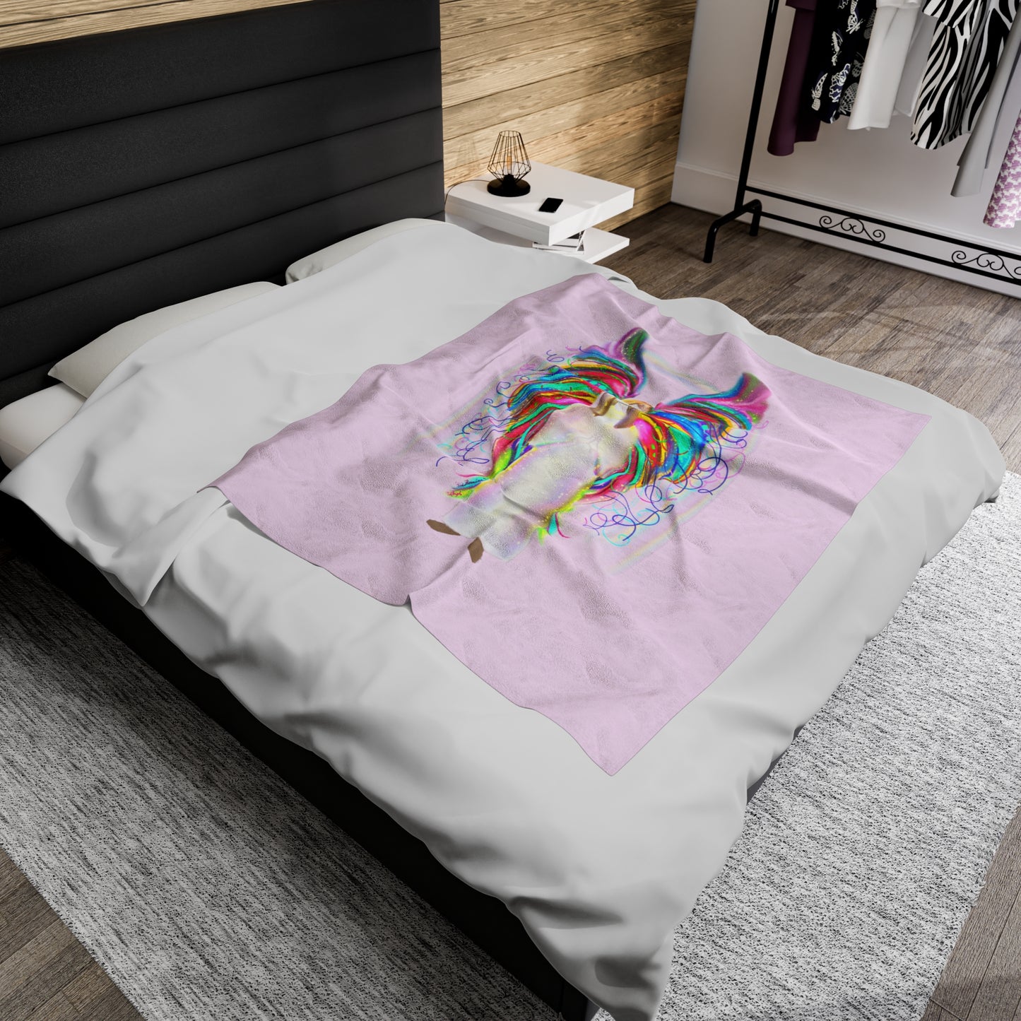 Wing and a Prayer Velveteen Plush Blanket