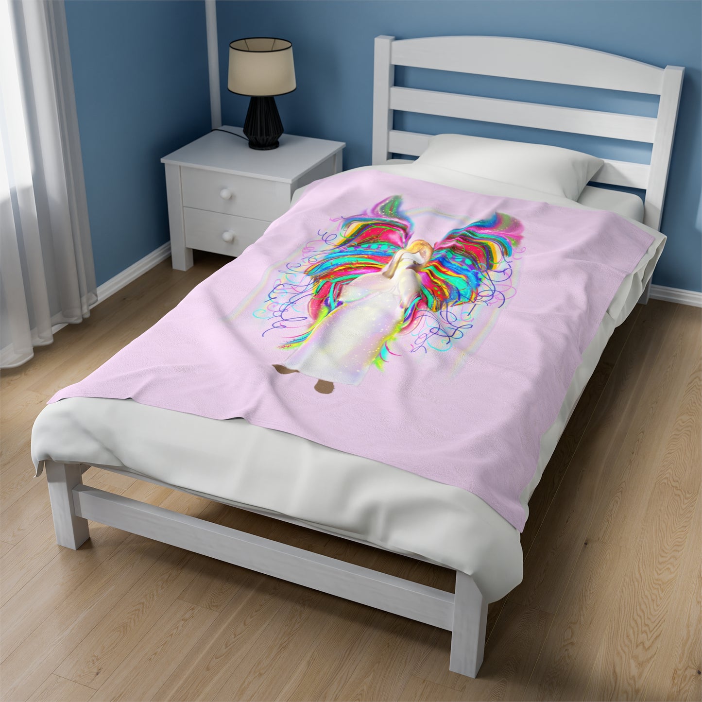 Wing and a Prayer Velveteen Plush Blanket
