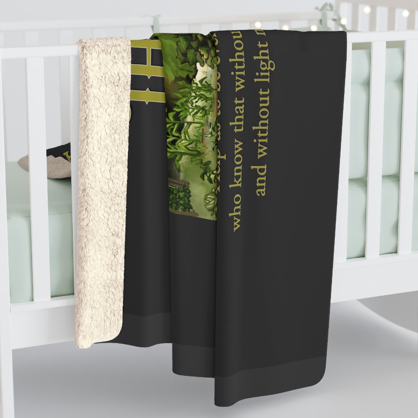The Slades Sherpa Fleece Blanket