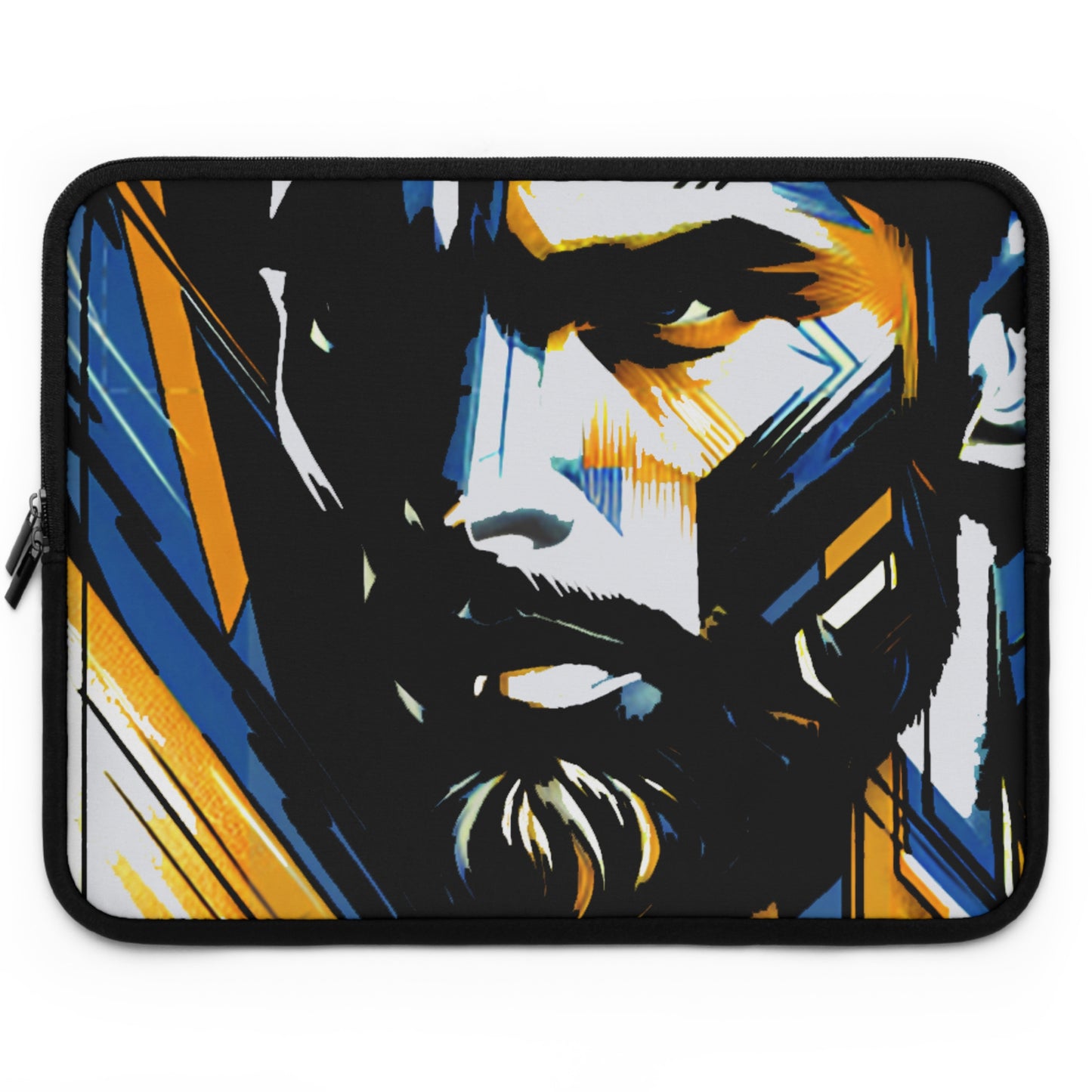 Bold Laptop Sleeve, Personalized Computer Case, Art Print Sleeve, Protective Tech Accessory, Gift for Students, Office Use