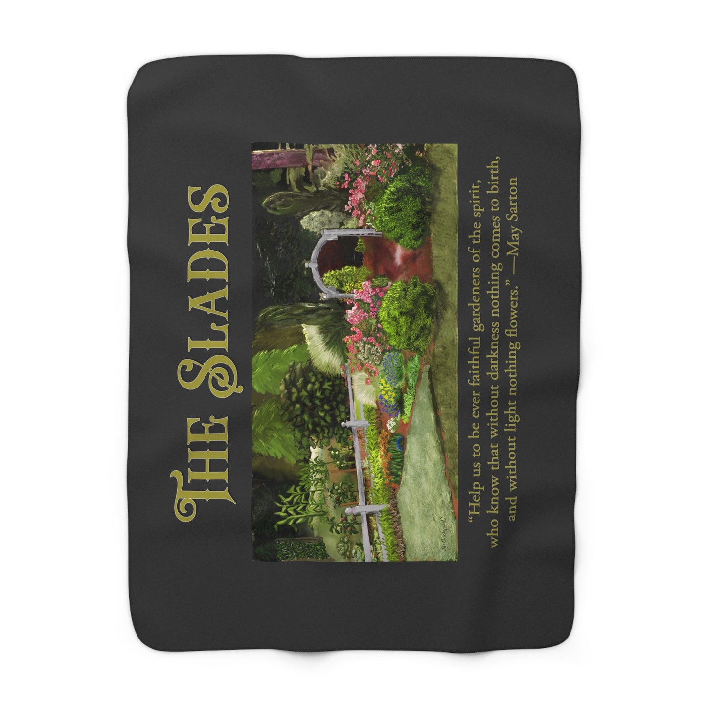 The Slades Sherpa Fleece Blanket