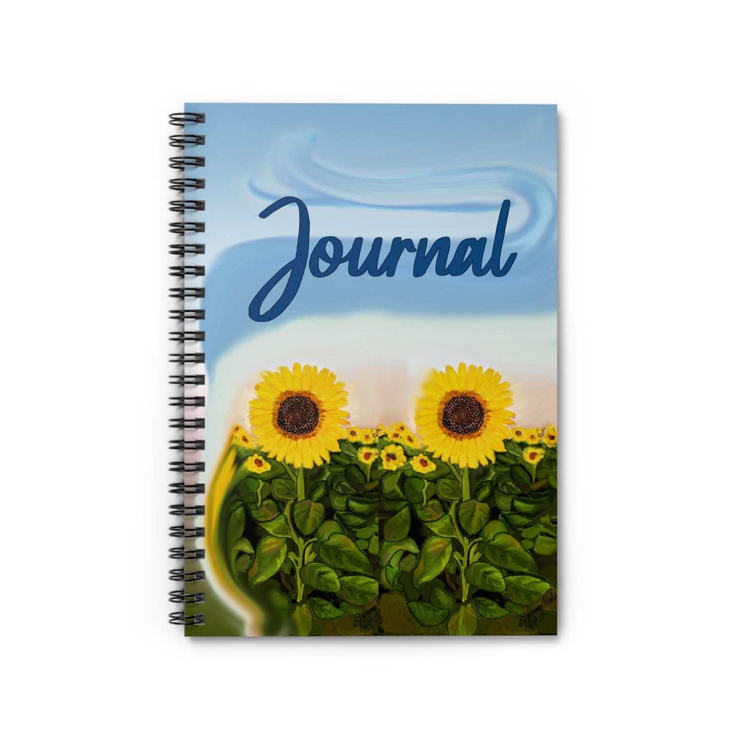 Sunflower Journal - Ruled Line Notebook for Inspiration & Creativity