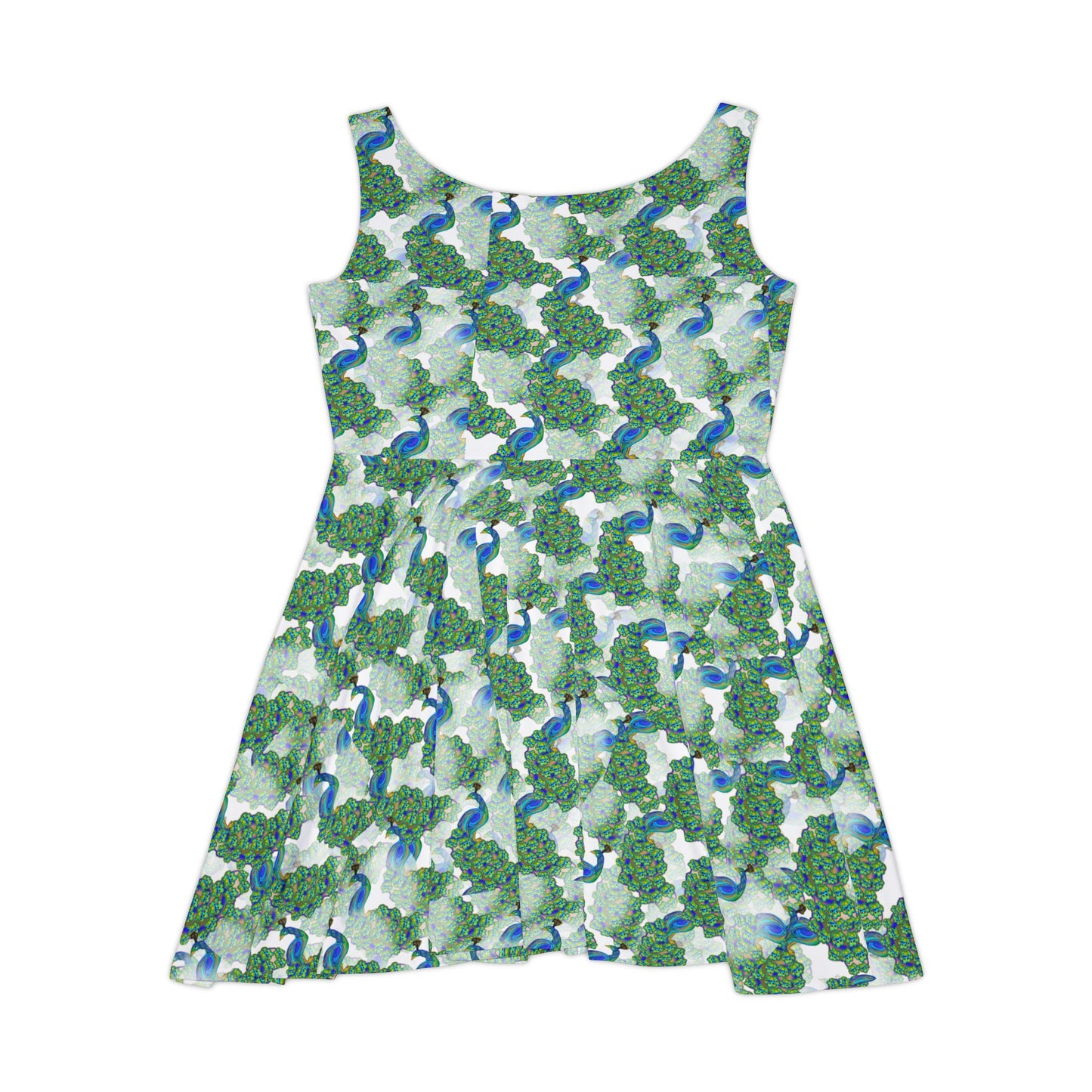 Bohemian Floral Women's Skater Dress | AOP, Summer Dress, Trendy Apparel, Casual Wear, Garden Party Outfit, Vibrant Print