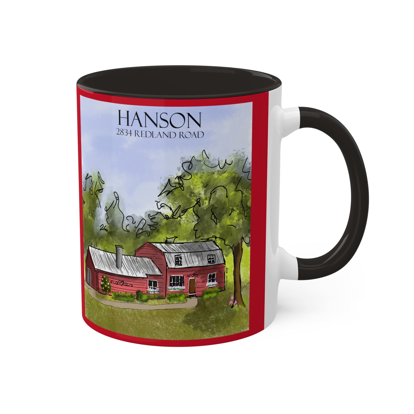 Hanson House Colorful Mugs, 11oz