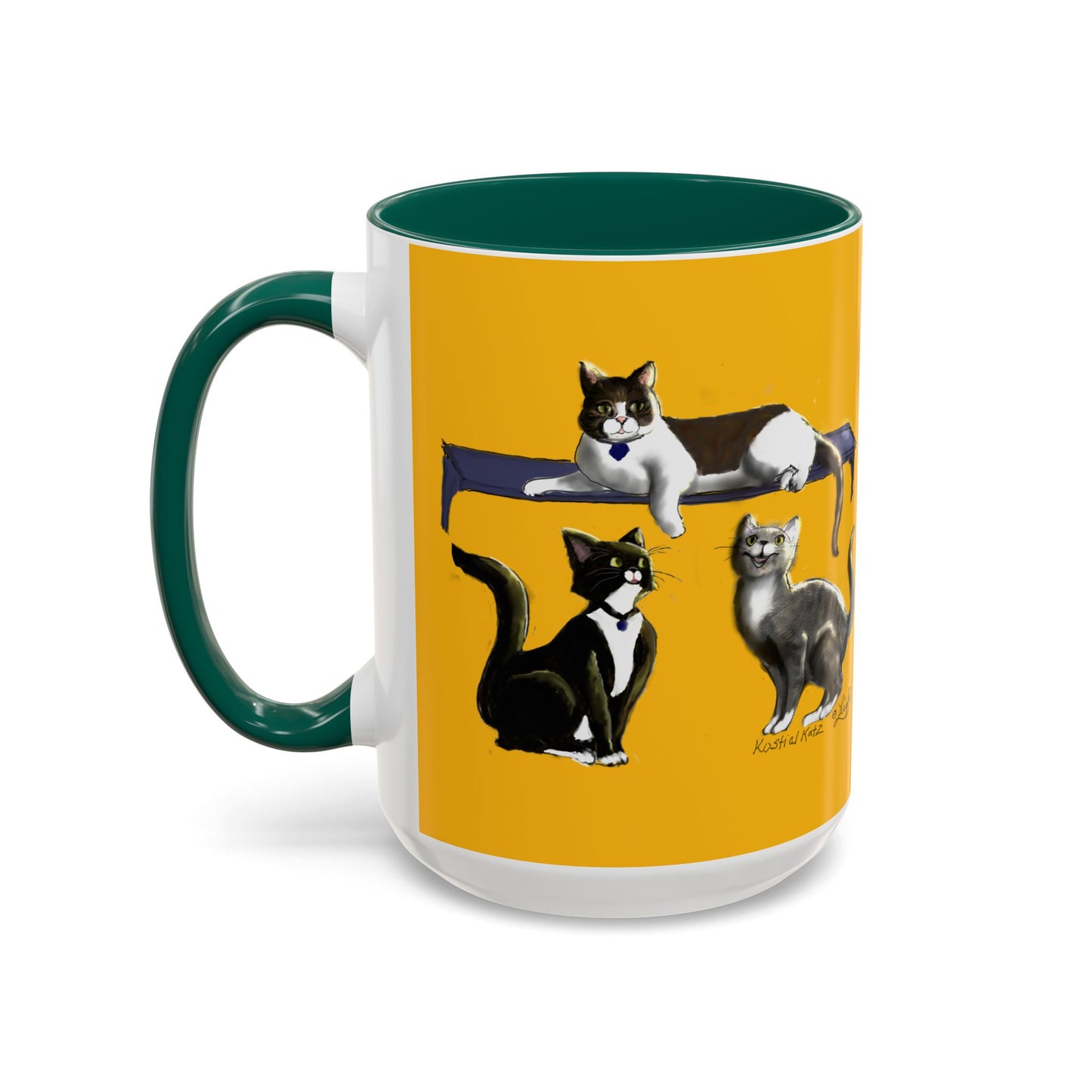 Kostial Katz Colorful Mugs (11oz, 15oz)