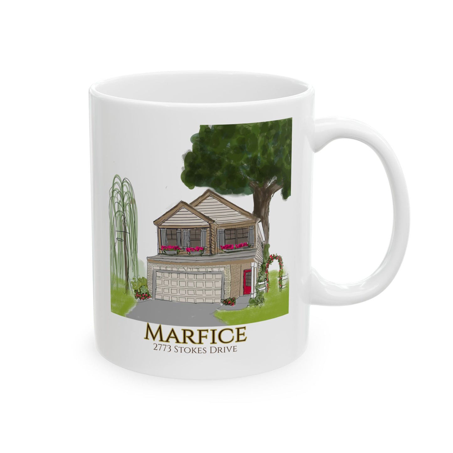 Marfice Home Ceramic Mug, (11oz, 15oz)
