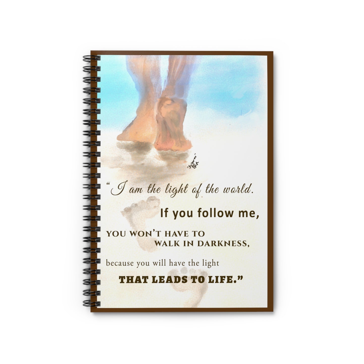 Spiral Notebook - Ruled Line Follow Me