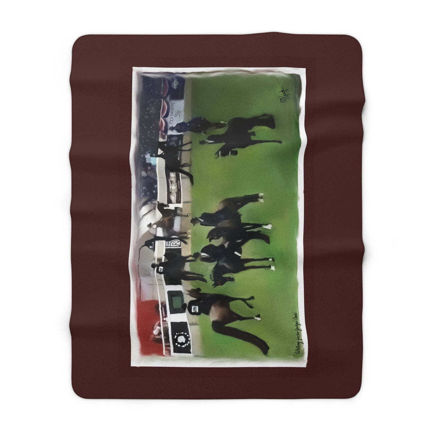 Waiting for the Judges - Sherpa Fleece Blanket