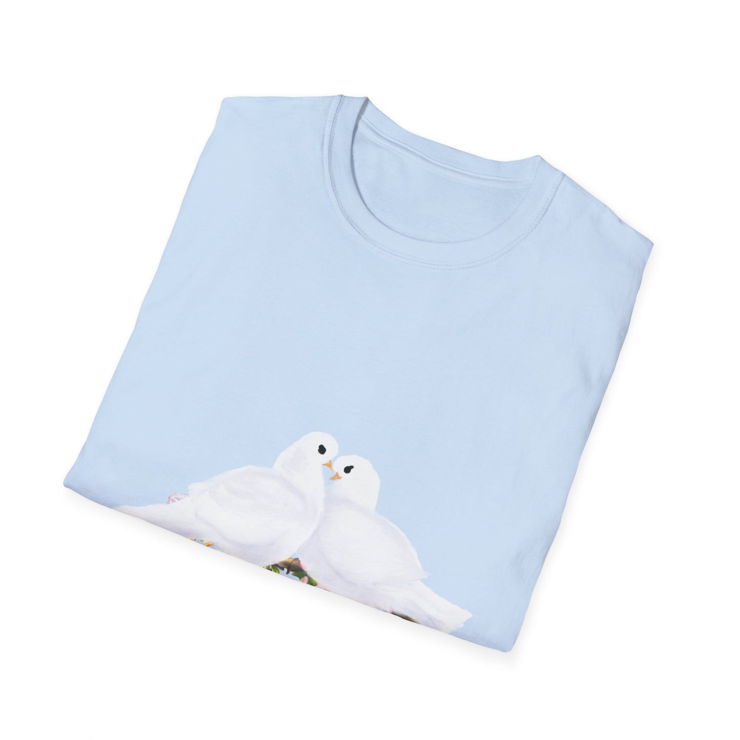 Pure Peace - Softstyle Tee, Bird Lover Gift, Couples Matching Shirt, Spring Fashion Top, Casual Wear