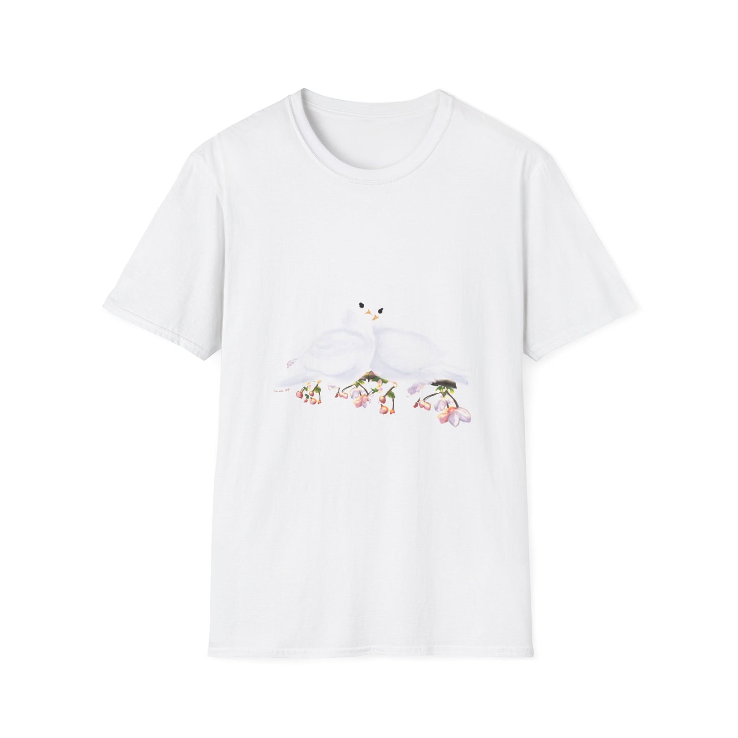 Pure Peace - Softstyle Tee, Bird Lover Gift, Couples Matching Shirt, Spring Fashion Top, Casual Wear