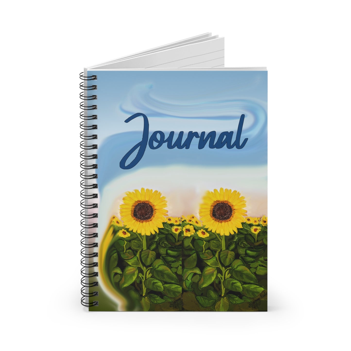 Sunflower Journal - Ruled Line Notebook for Inspiration & Creativity