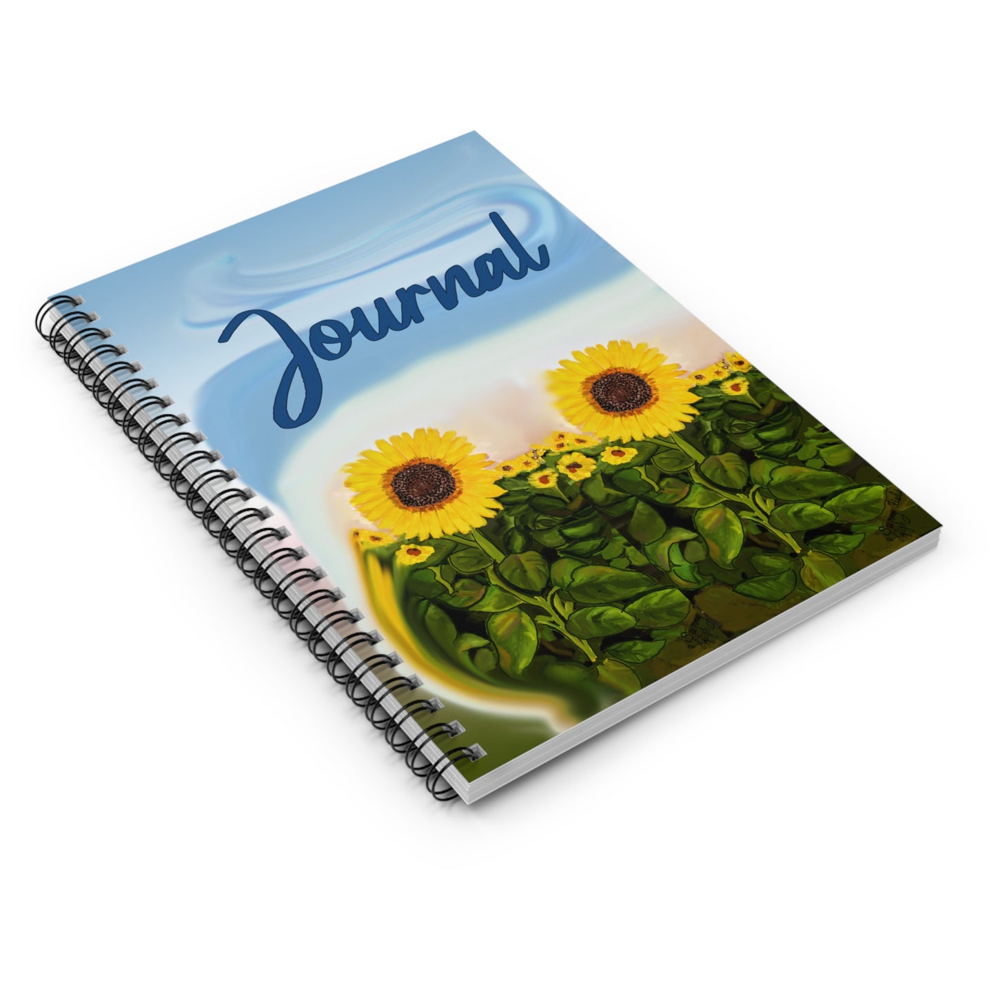 Sunflower Journal - Ruled Line Notebook for Inspiration & Creativity