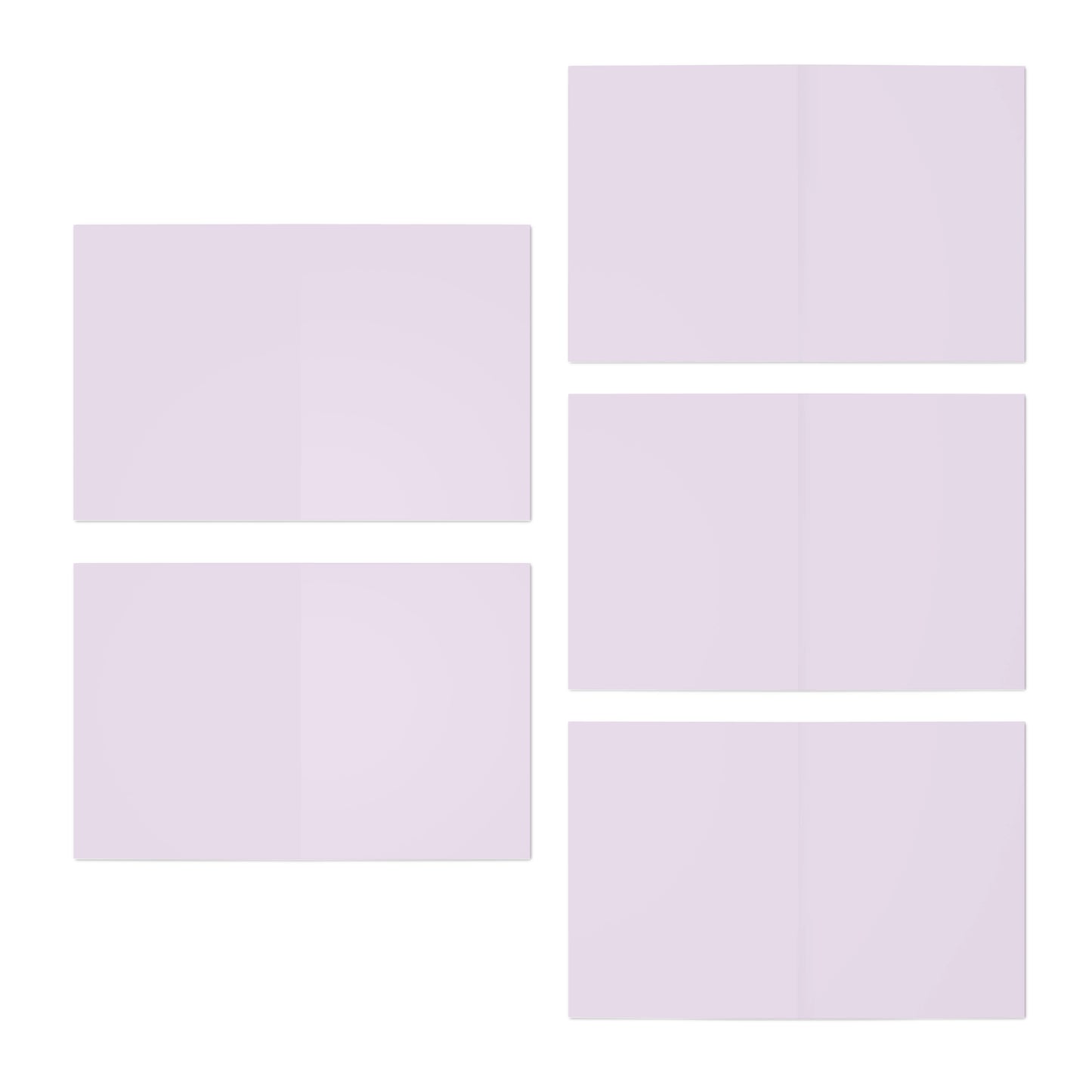 Color Dance Note Cards (5-Pack-Purple)
