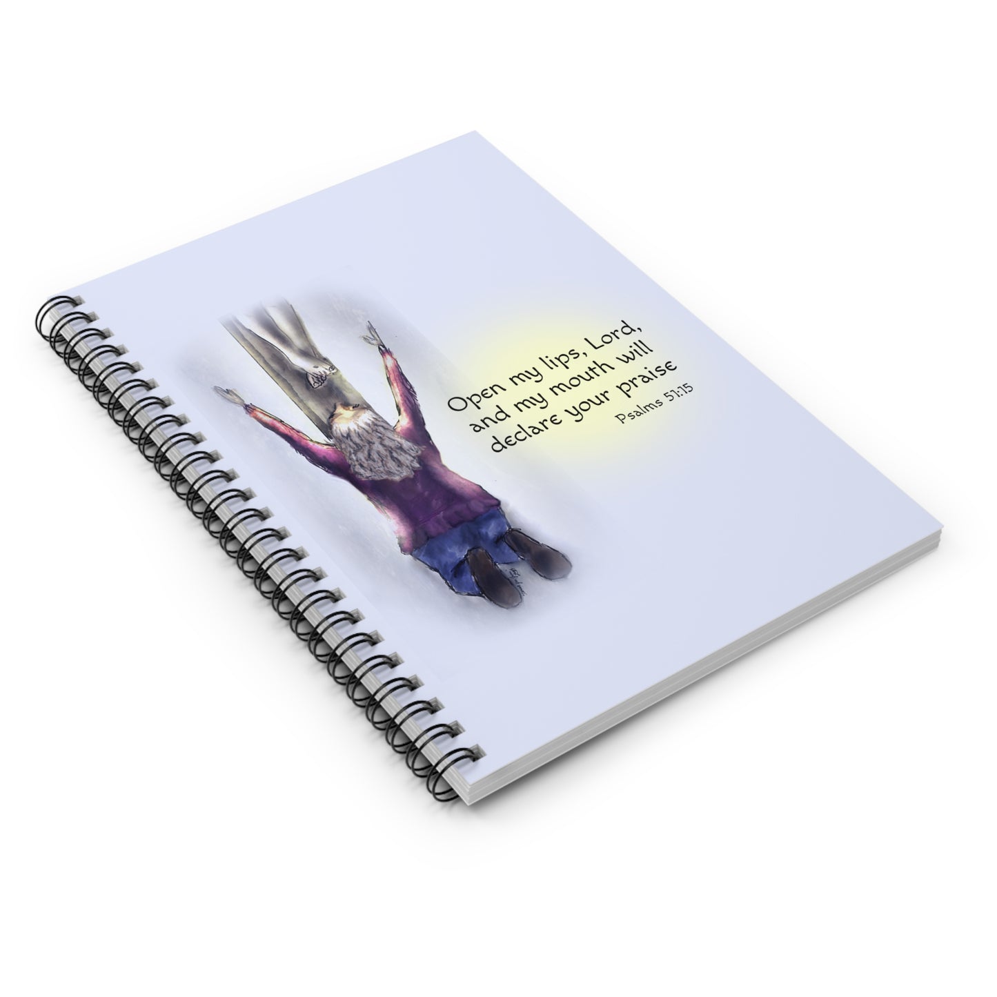 Only You, Jesus - Inspirational Spiral Notebook - Faith Journaling, Christian Gift, Prayer Journal, Religious Keepsake, Bible Study Diary