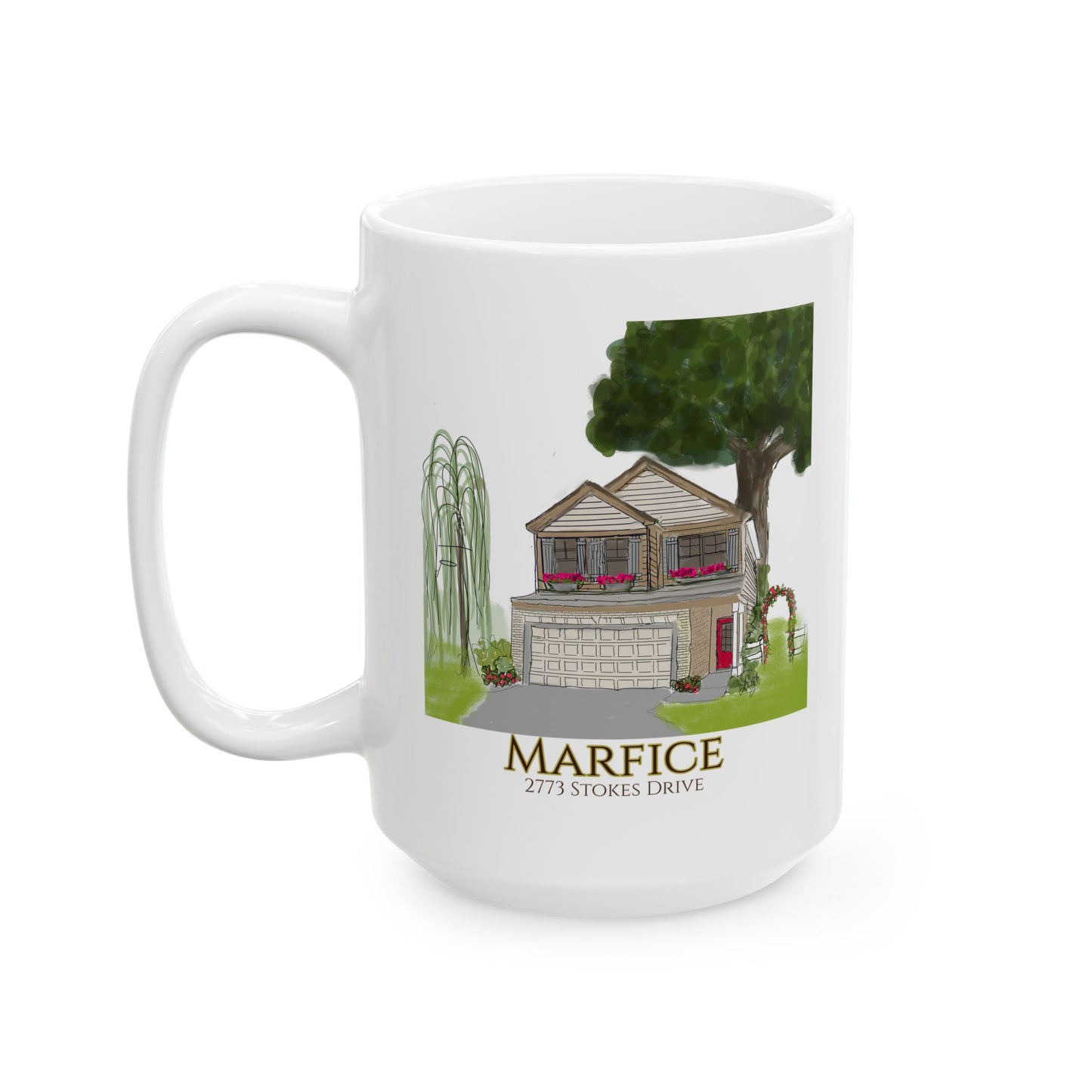 Marfice Home Ceramic Mug, (11oz, 15oz)