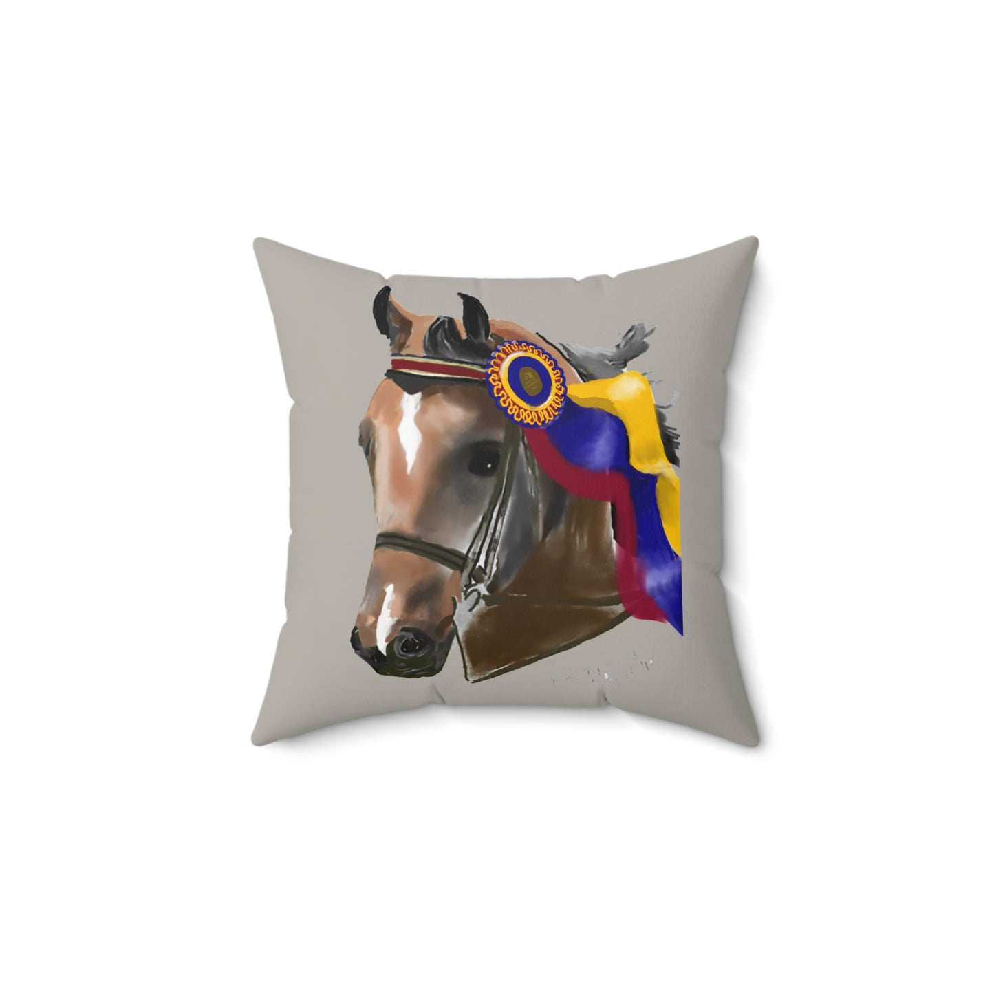 The Champion - Spun Polyester Square Pillow