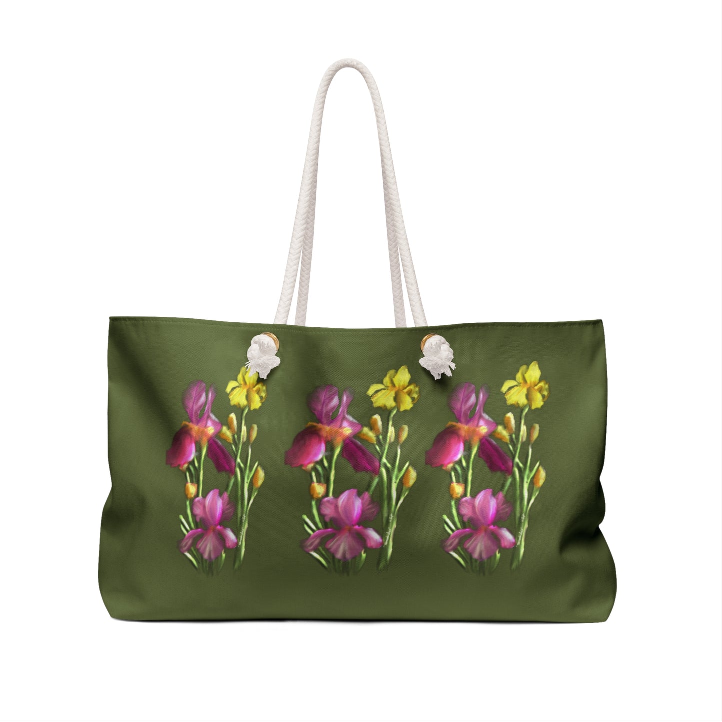 BAGS - Weekender Bag - Hanson's Iris in Green