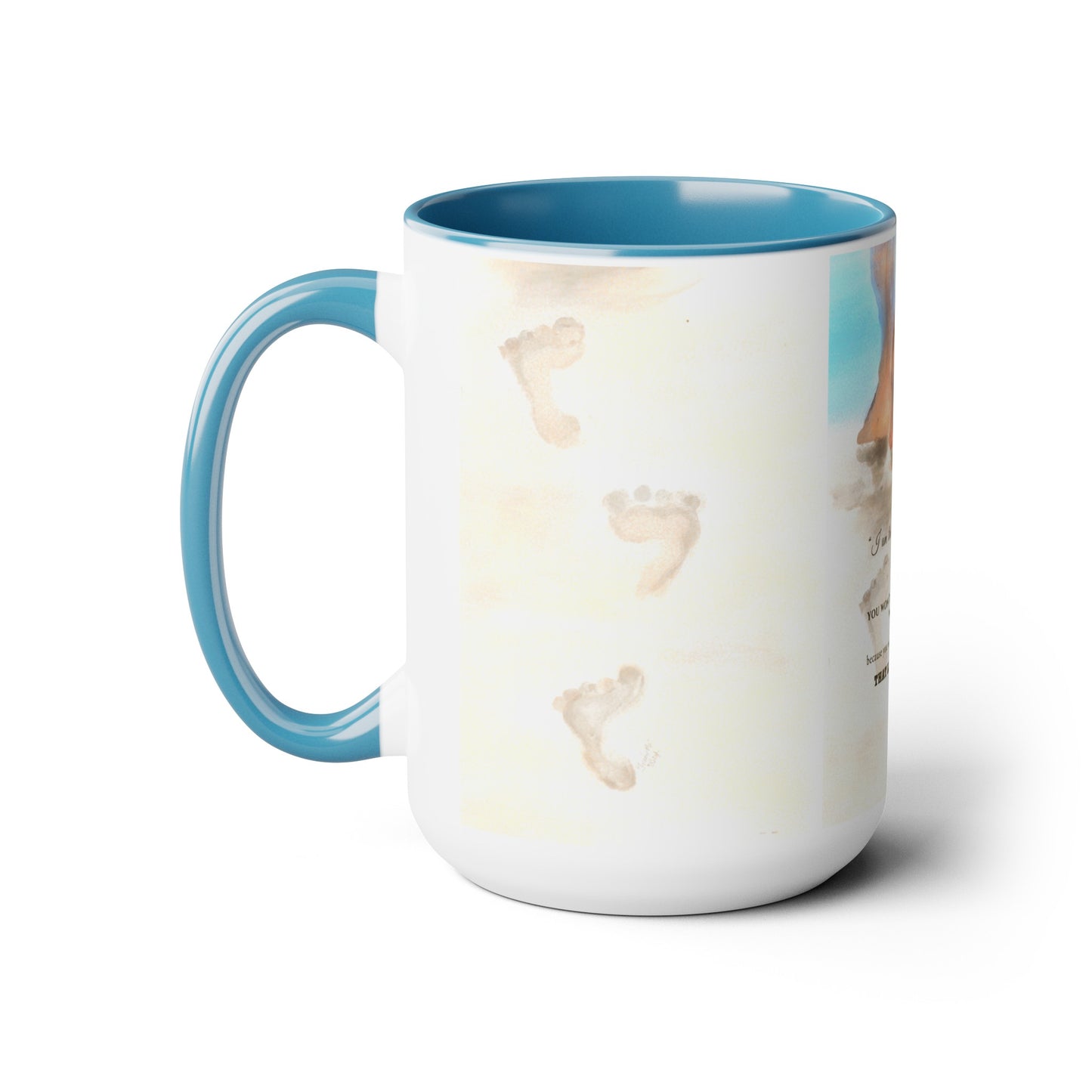 Two-Tone Coffee Mugs, 15oz