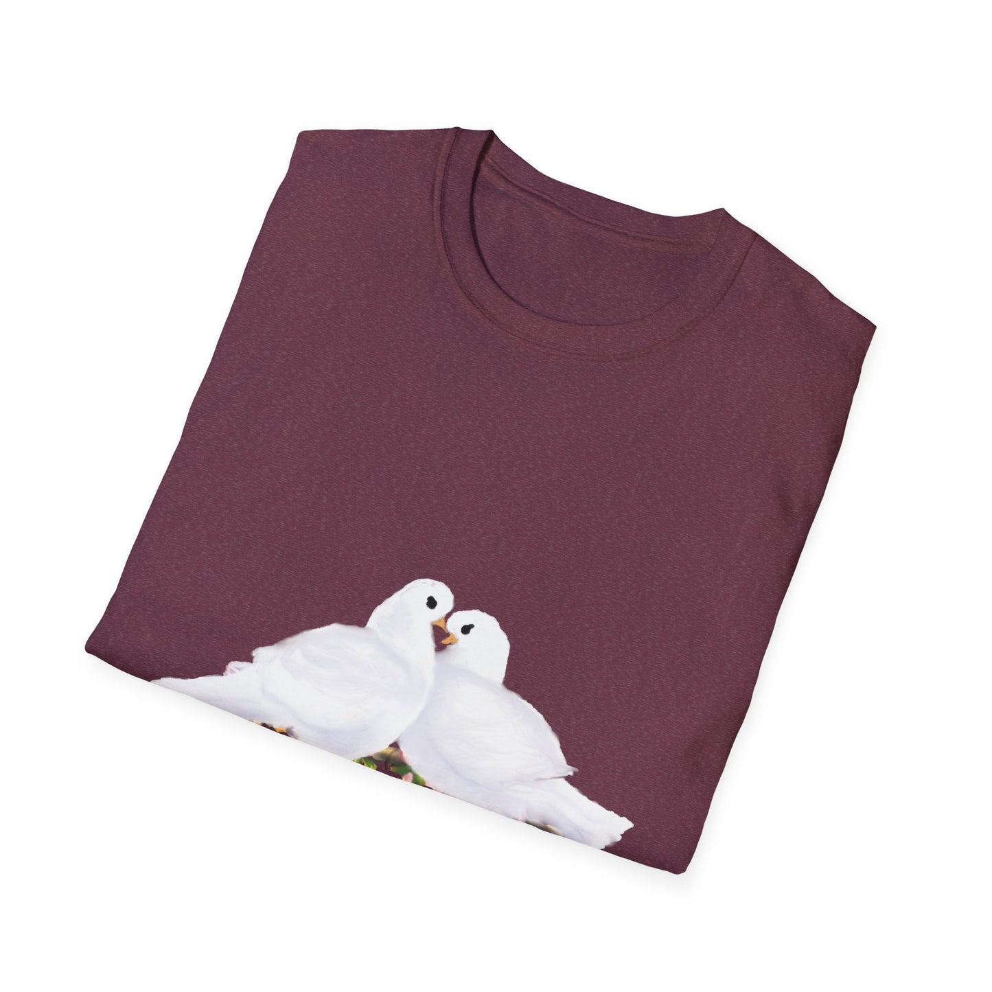 Pure Peace - Softstyle Tee, Bird Lover Gift, Couples Matching Shirt, Spring Fashion Top, Casual Wear