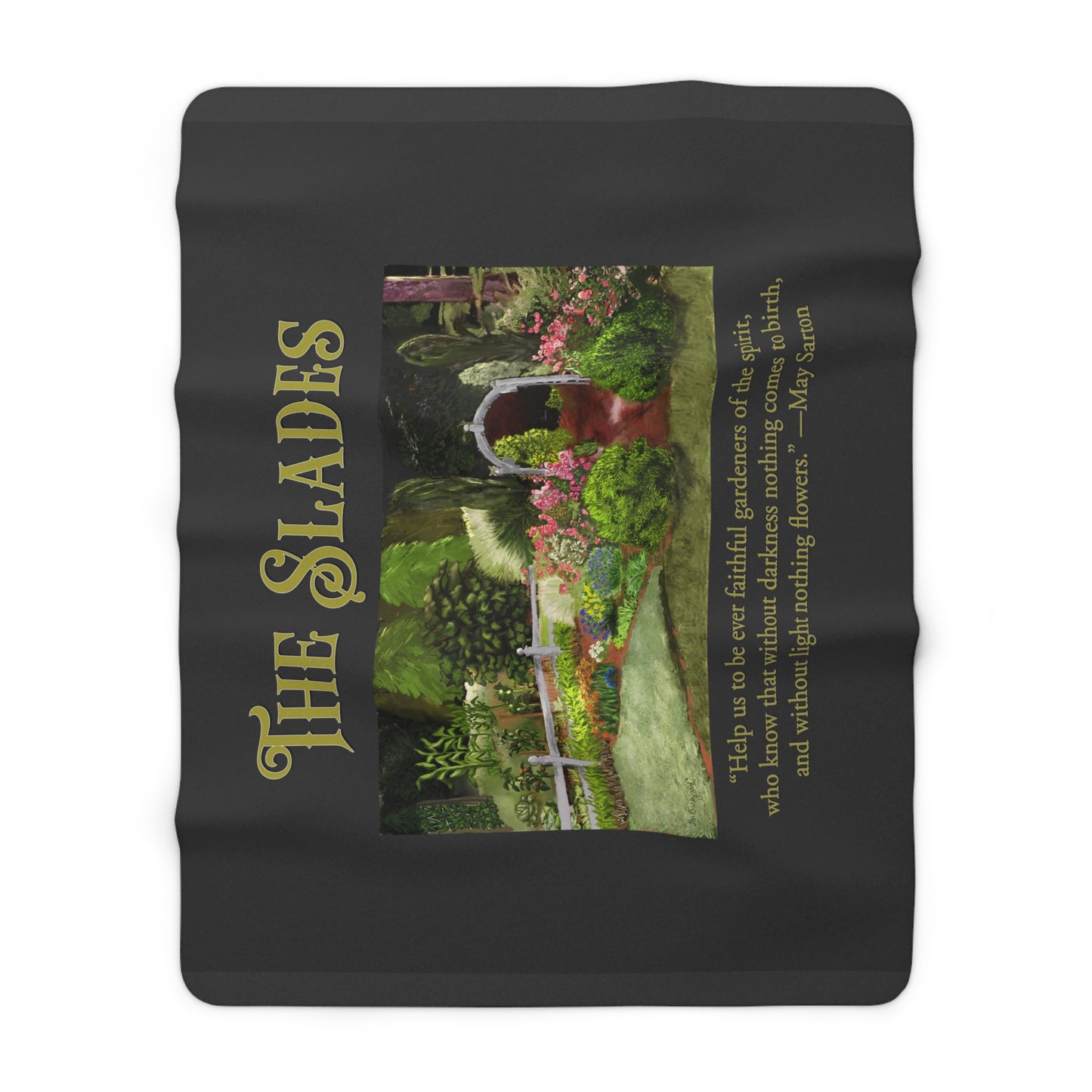 The Slades Sherpa Fleece Blanket