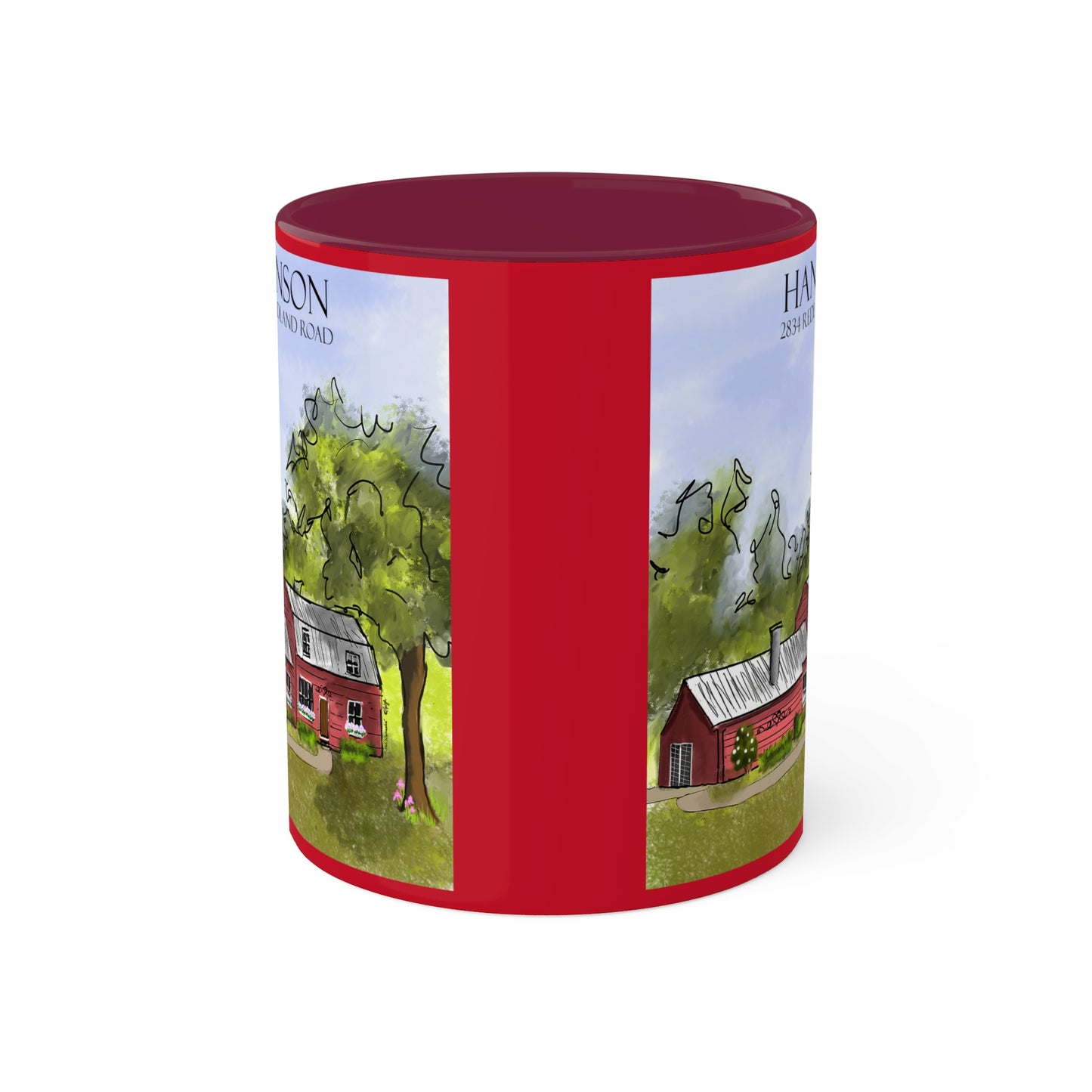 Hanson House Colorful Mugs, 11oz