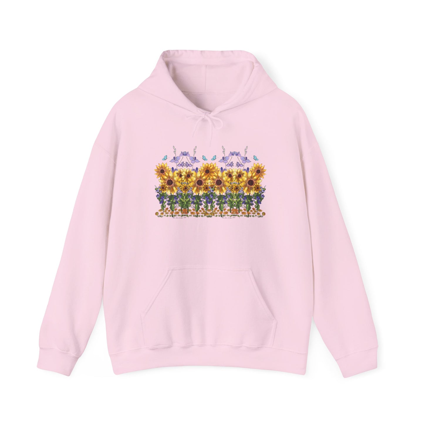 Floral Sunflower Hoodie - Spring Style, Cozy Sweatshirt, Unisex Gift, Nature Lover's Apparel, Perfect for Festivals, Warmth and Comfort