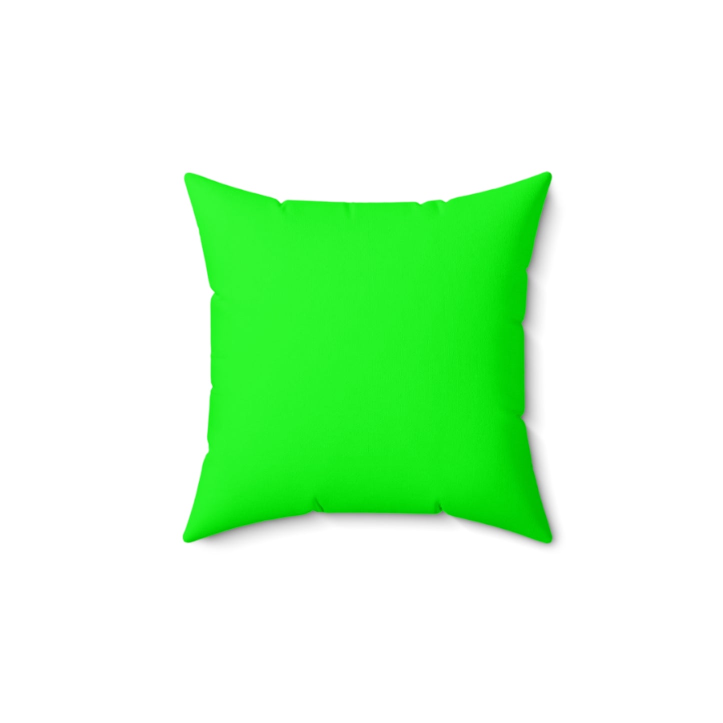 PILLOW - Rooster Ruse-Lime Green Square Pillow