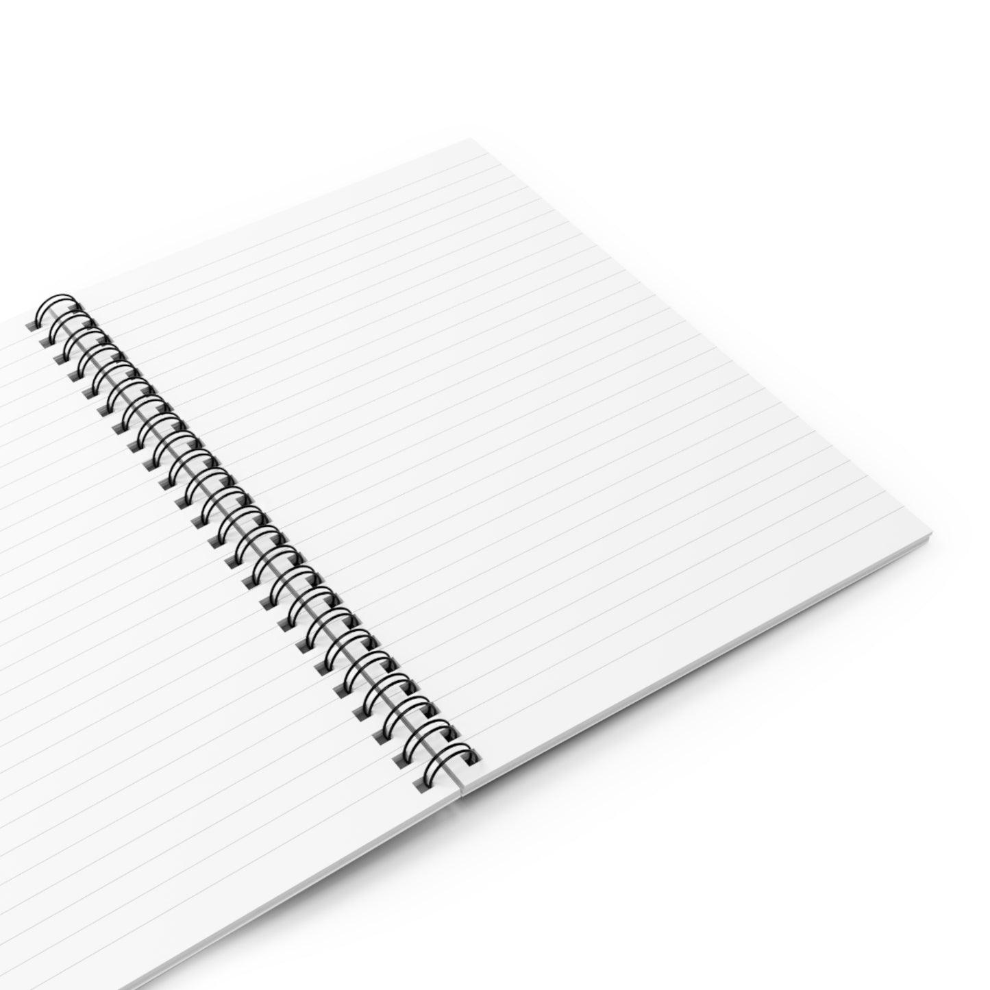 Inspirational Spiral Notebook - Angel Wings Design with Psalm 91:4
