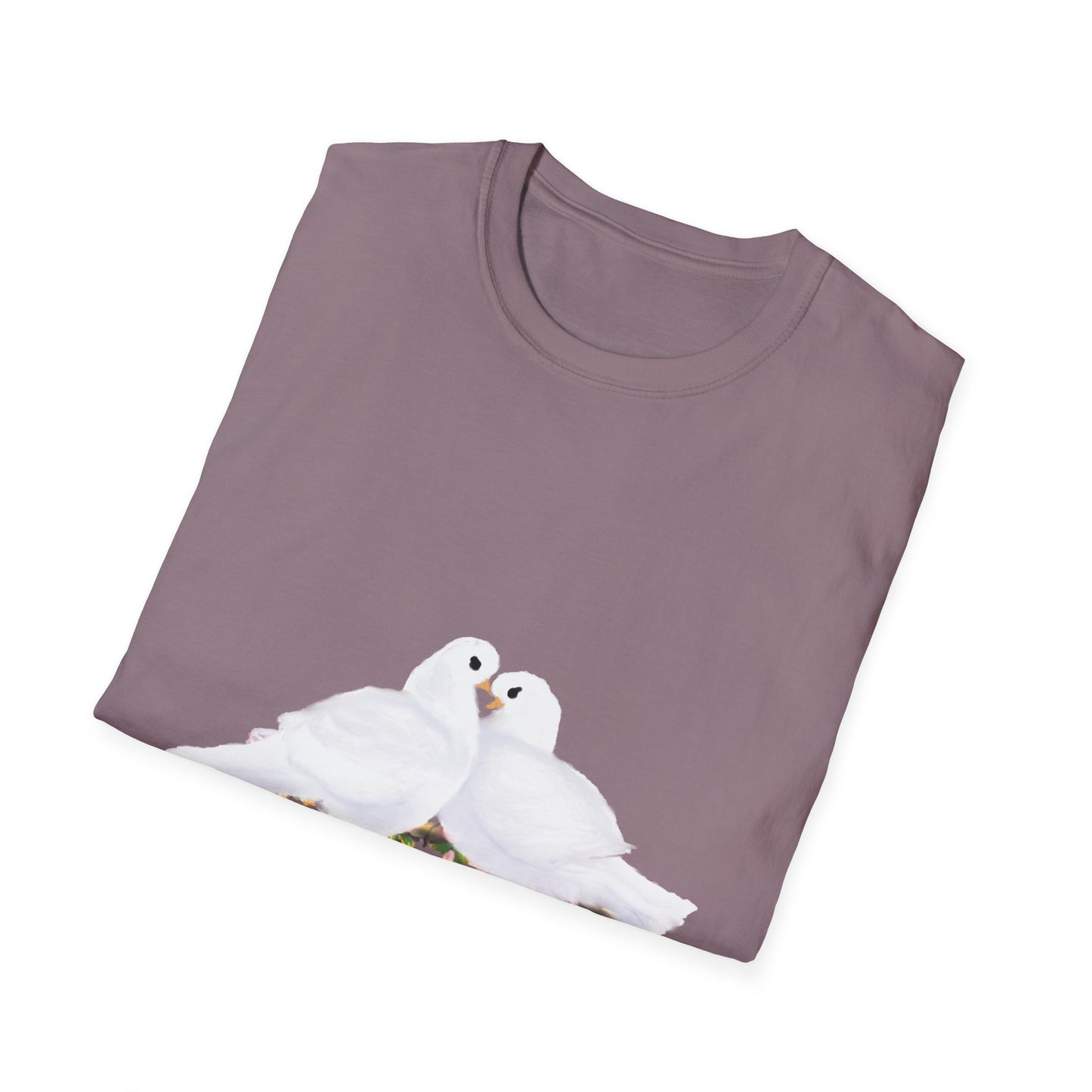 Pure Peace - Softstyle Tee, Bird Lover Gift, Couples Matching Shirt, Spring Fashion Top, Casual Wear