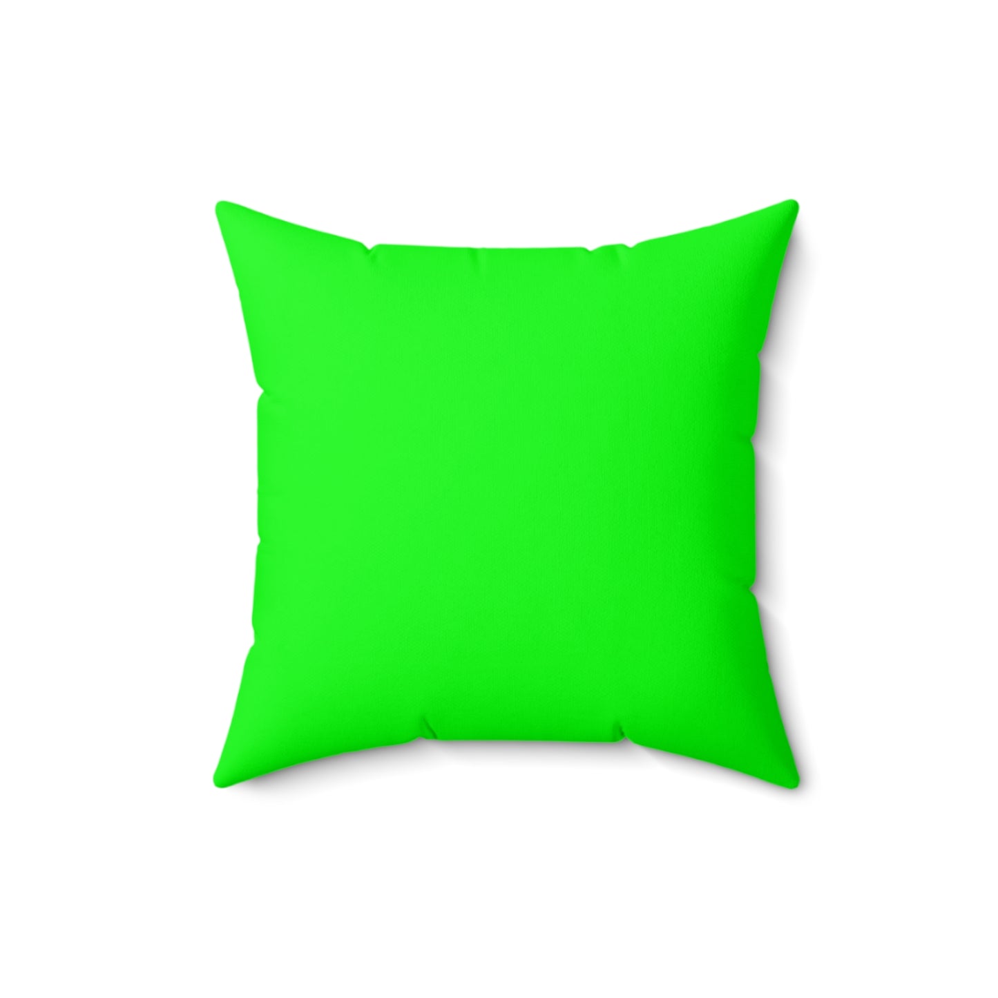 PILLOW - Rooster Ruse-Lime Green Square Pillow
