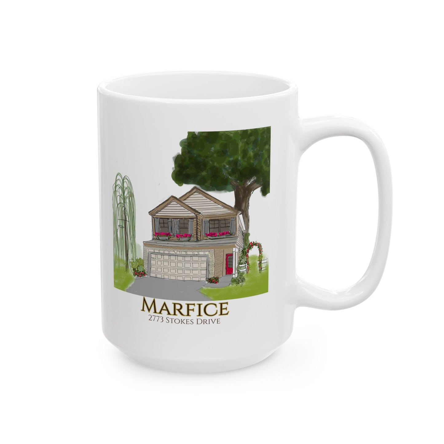 Marfice Home Ceramic Mug, (11oz, 15oz)