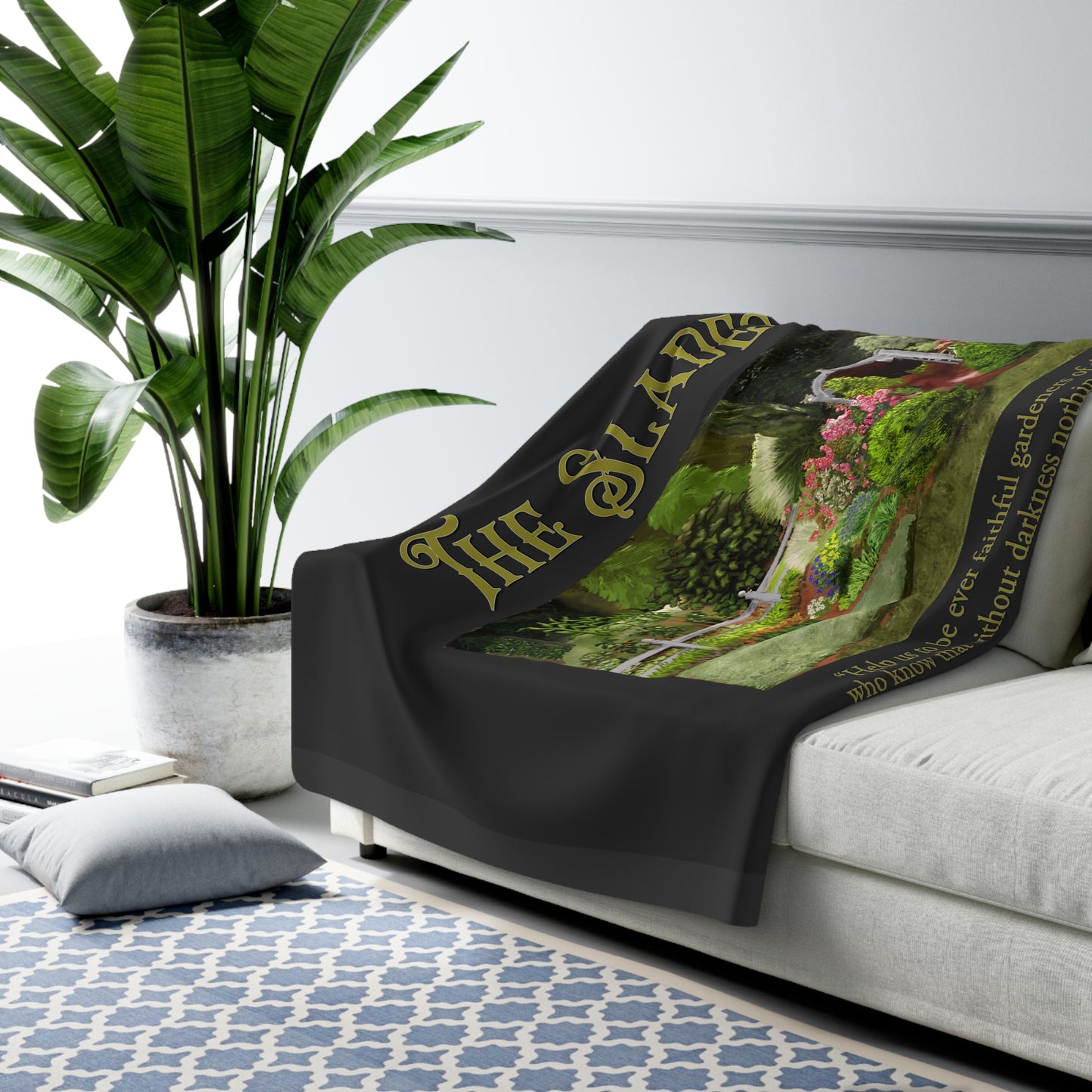 The Slades Sherpa Fleece Blanket
