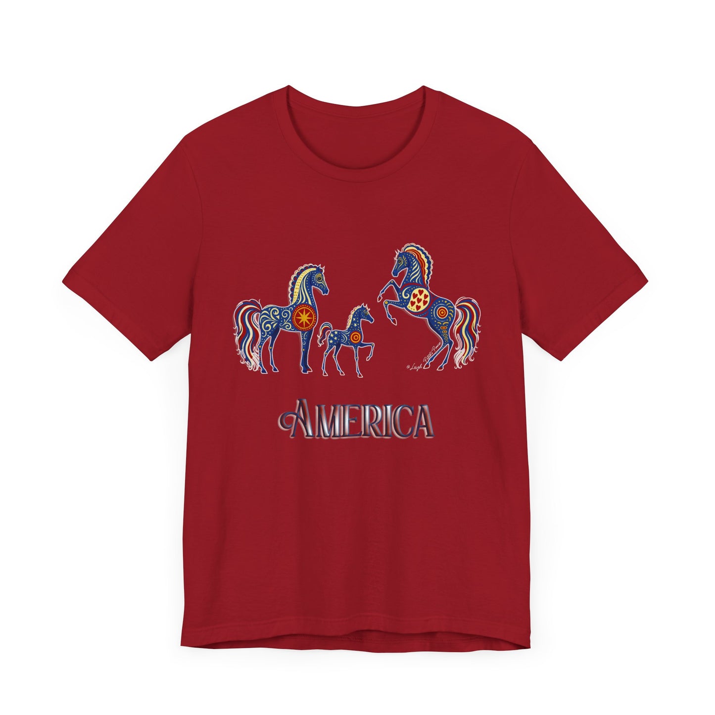 USA Patriot's Horse Tee, Unisex Equestrian Gift, Nature Lover Apparel, Vintage Style T-Shirt