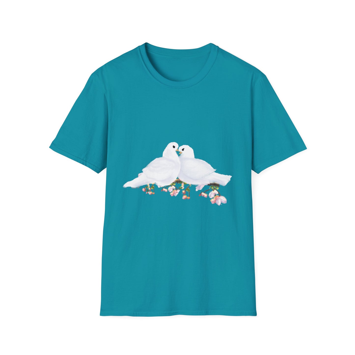 Pure Peace - Softstyle Tee, Bird Lover Gift, Couples Matching Shirt, Spring Fashion Top, Casual Wear