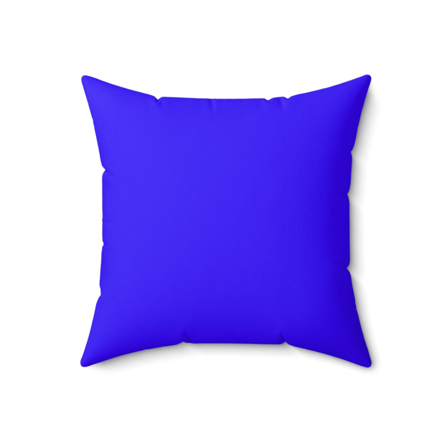 Horse of the Promise - Bright Blue Square Pillow